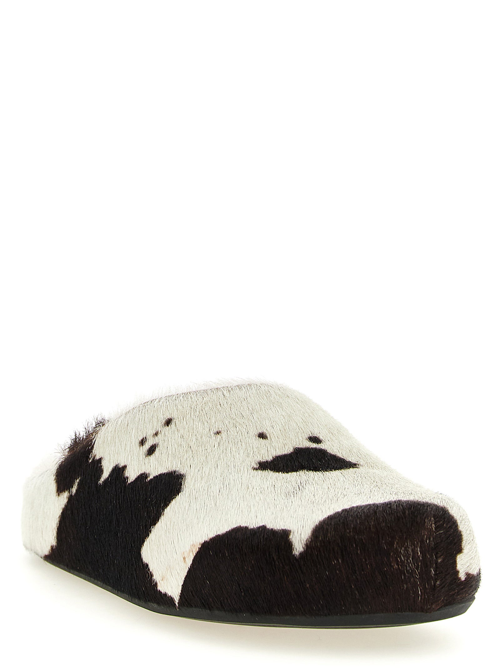 Marni Clogs aus mehrfarbigem Kalbsleder