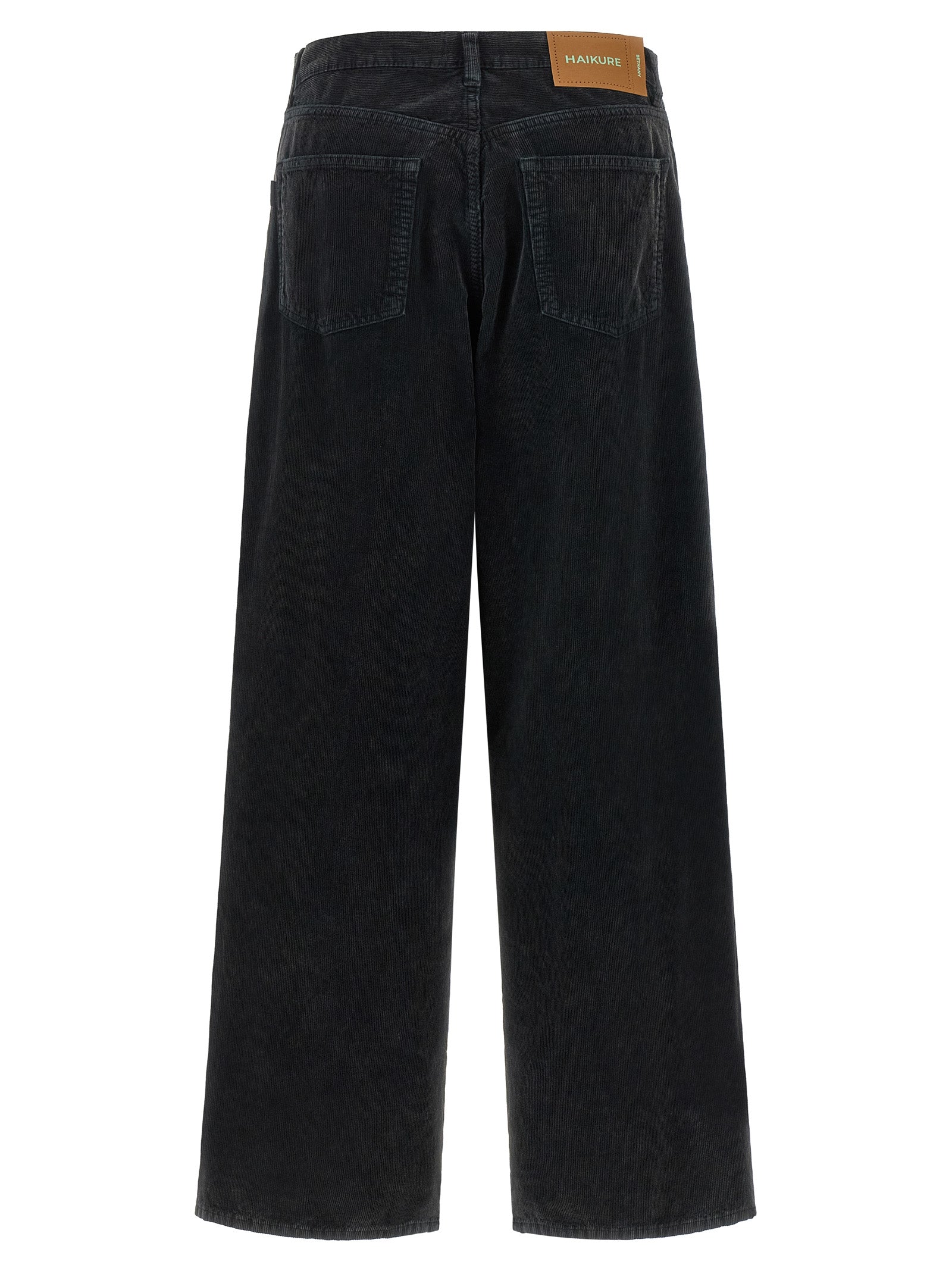 Haikure Schwarze Baumwoll-Schlagjeans