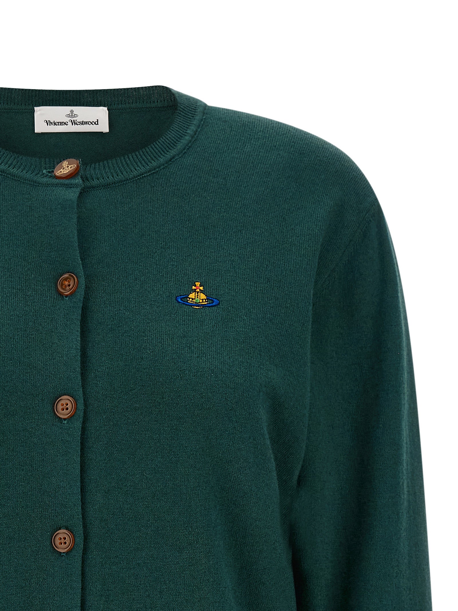 Vivienne Westwood Baumwoll-Cardigan in Zweifarbenoptik