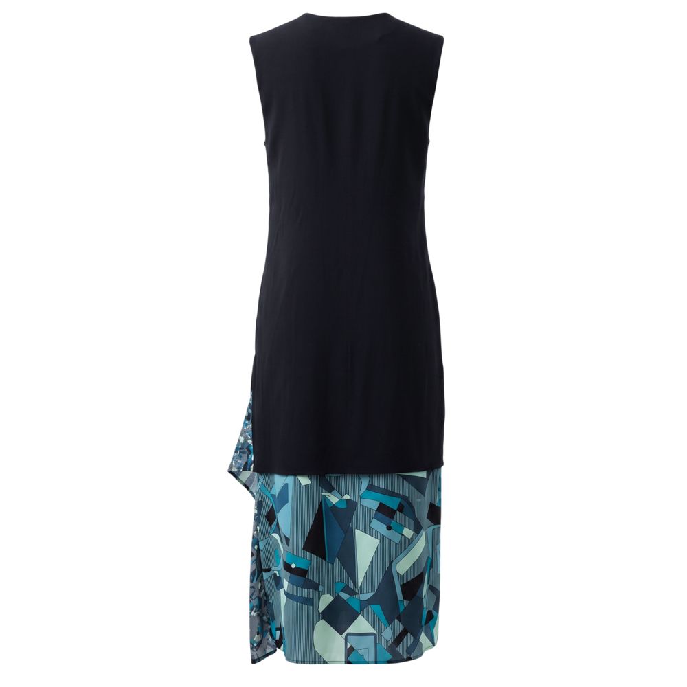 Trussardi Blaues Seidenkleid für Damen