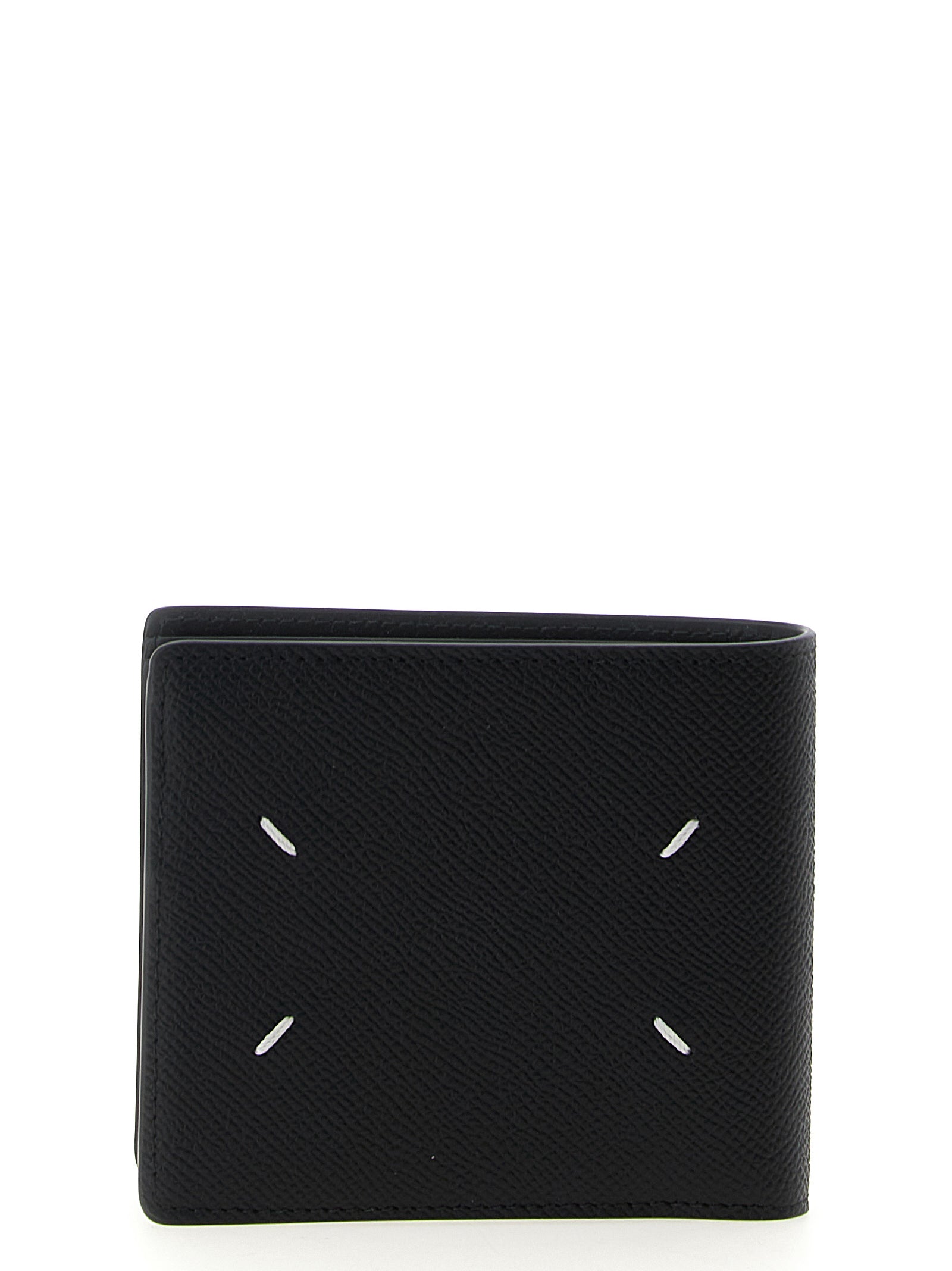 Maison Margiela Schwarzes Leder Portemonnaie