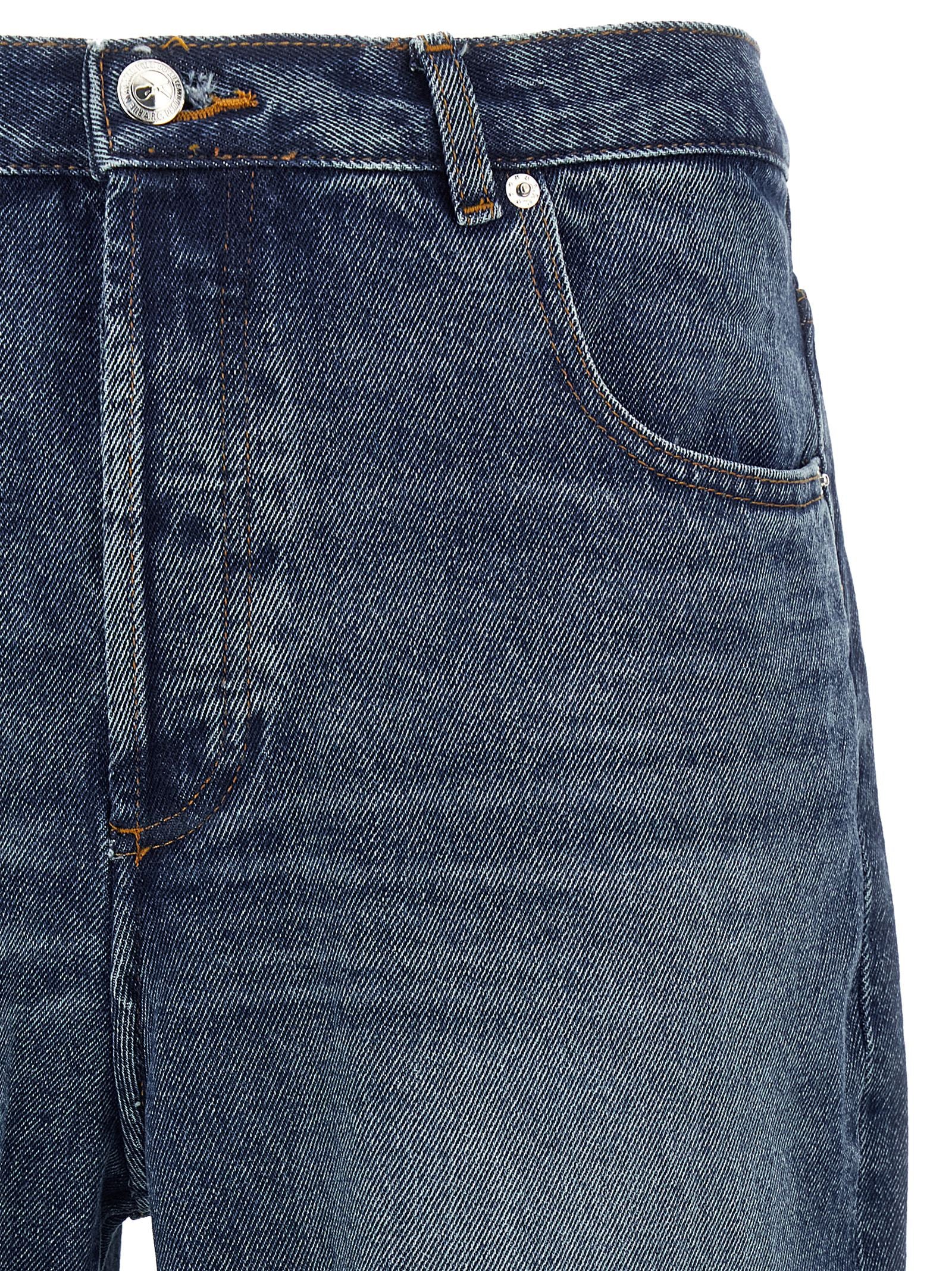 A.P.C. Blaue Jeans aus Baumwolle im geraden Schnitt
