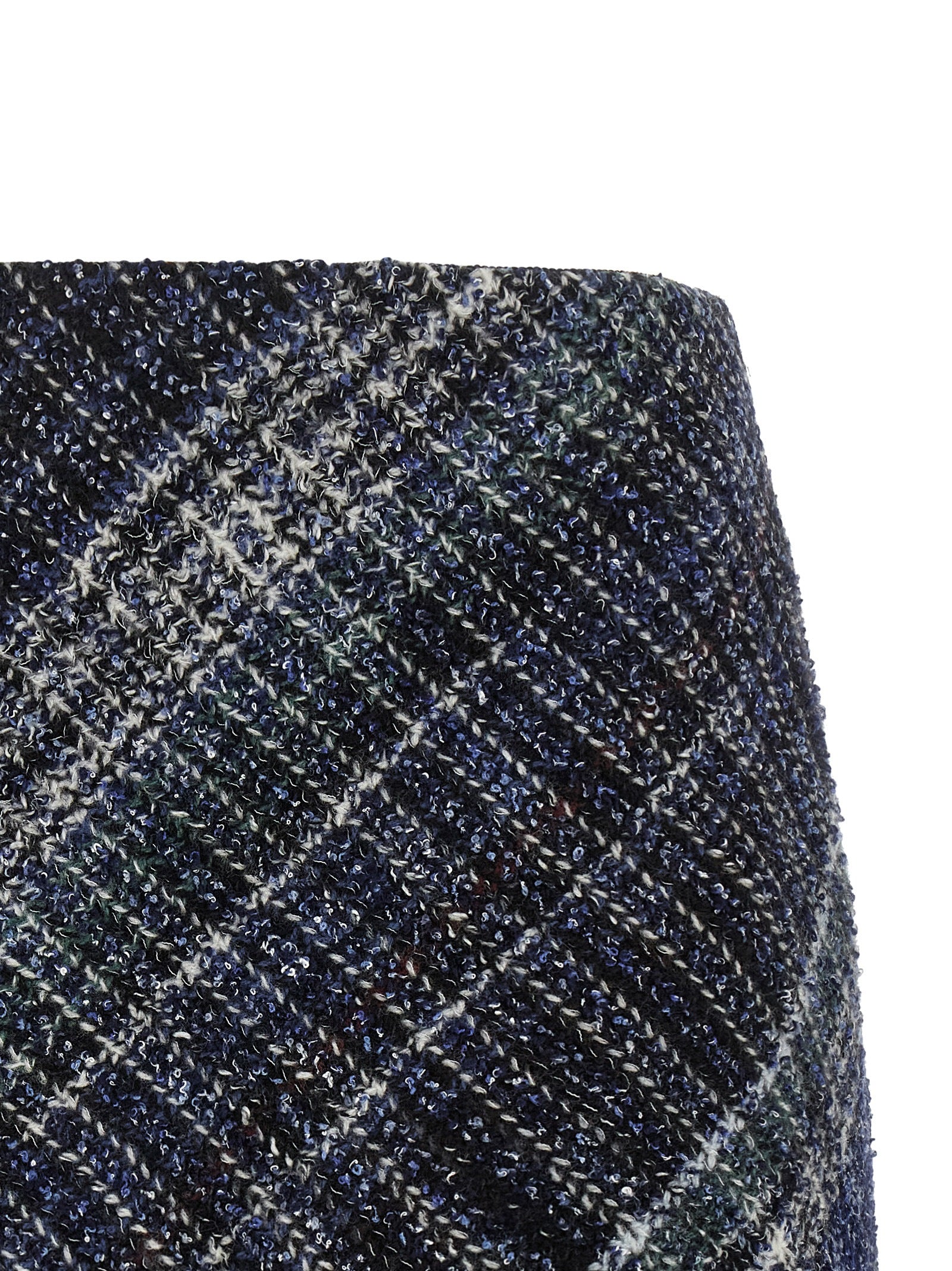 Missoni Blaue Woll-Maxirock