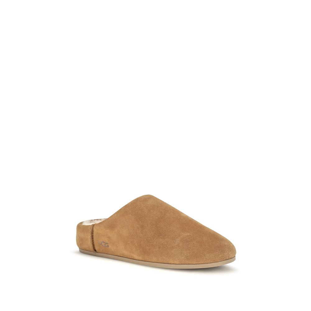 UGG Beige Leder Mules