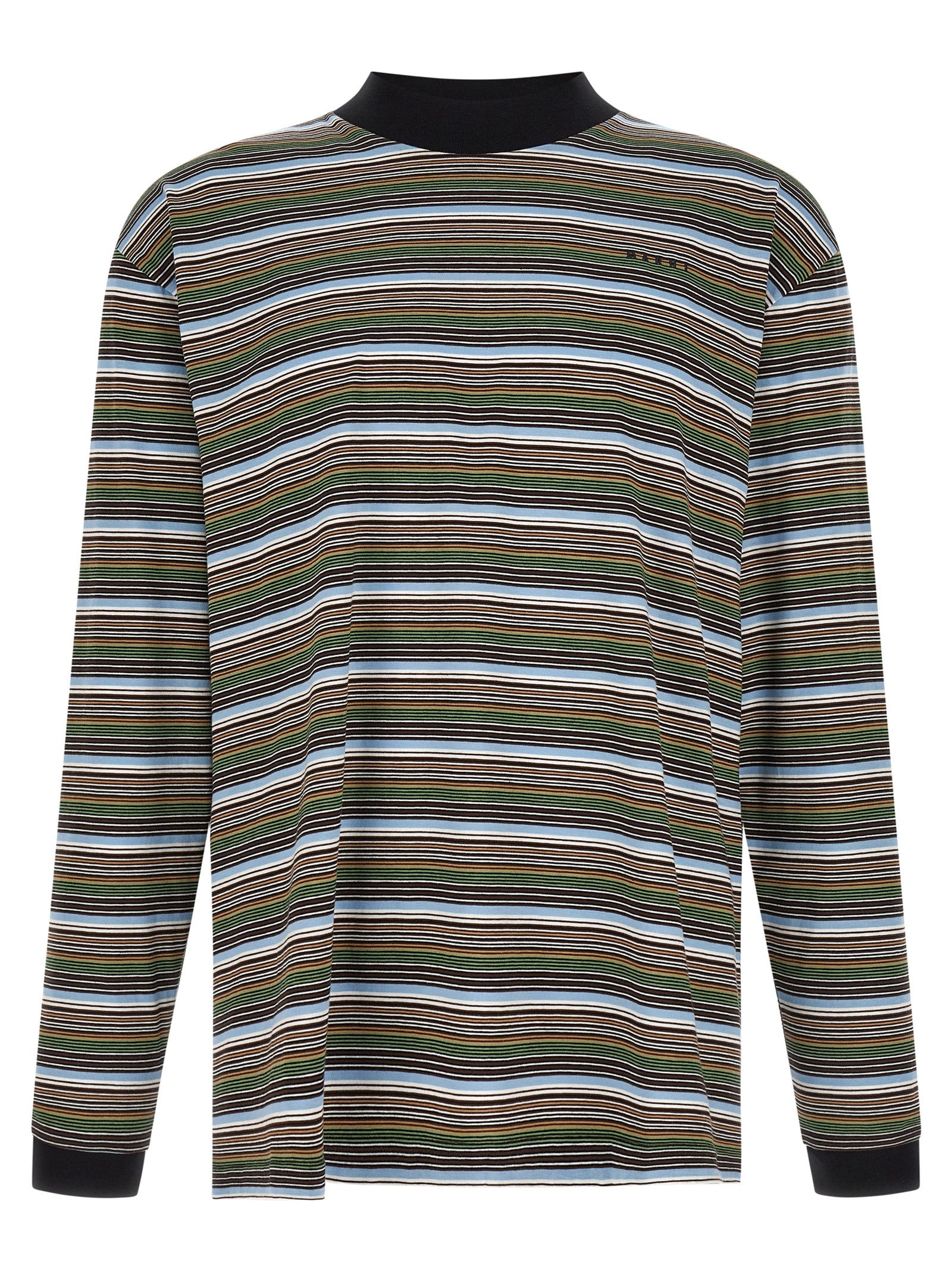 Marni Mehrfarbiges Baumwoll-T-Shirt