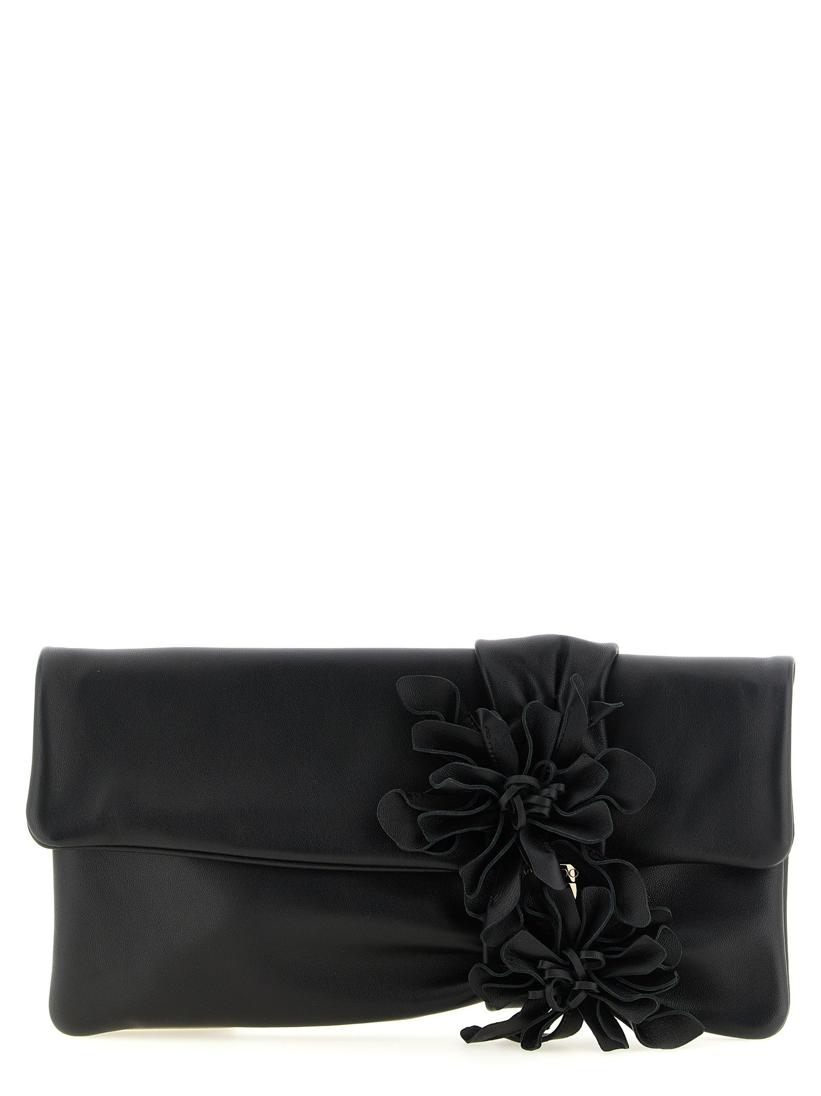 Jimmy Choo Schwarze Lammleder-Clutch