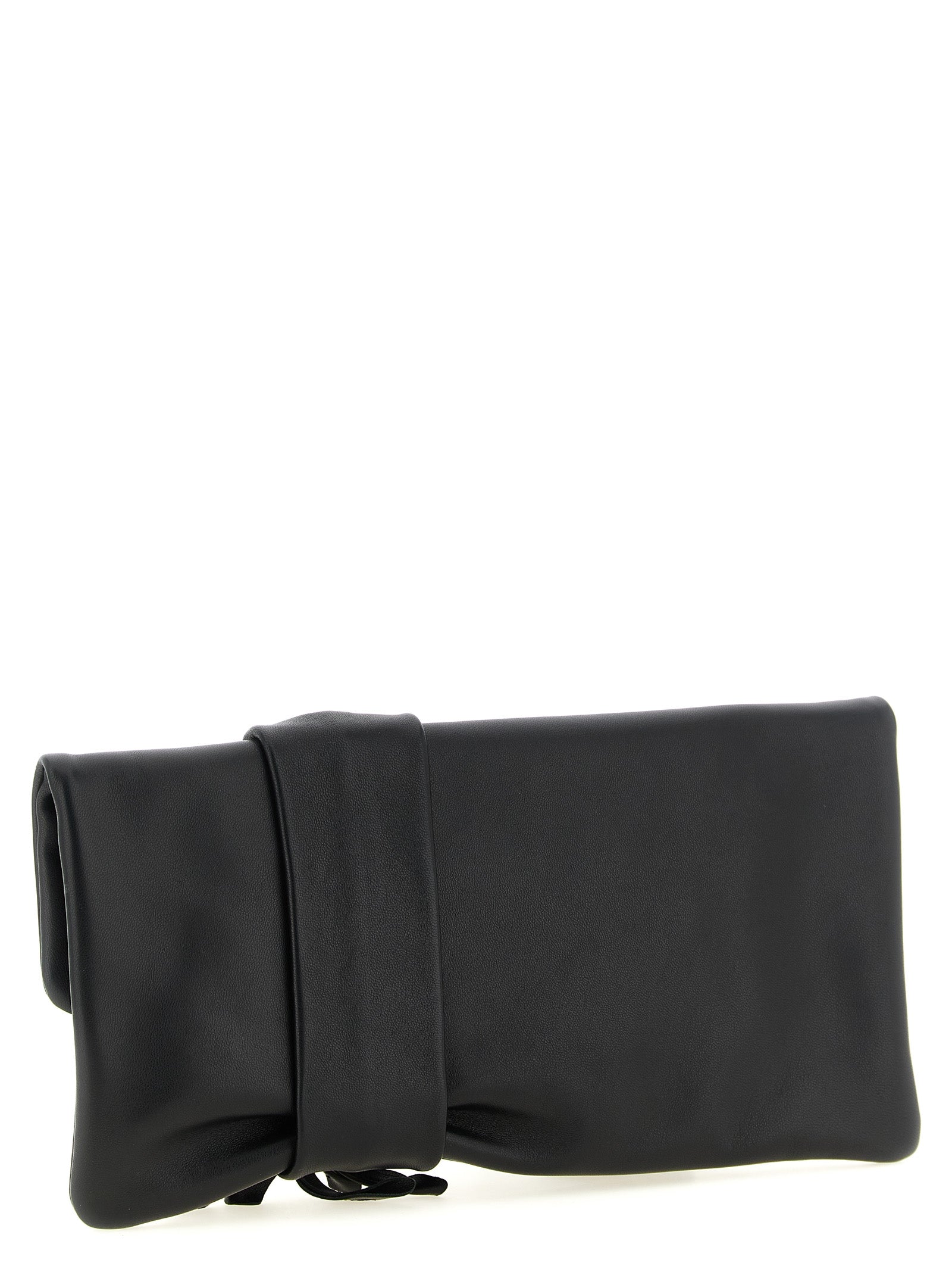 Jimmy Choo Schwarze Lammleder-Clutch