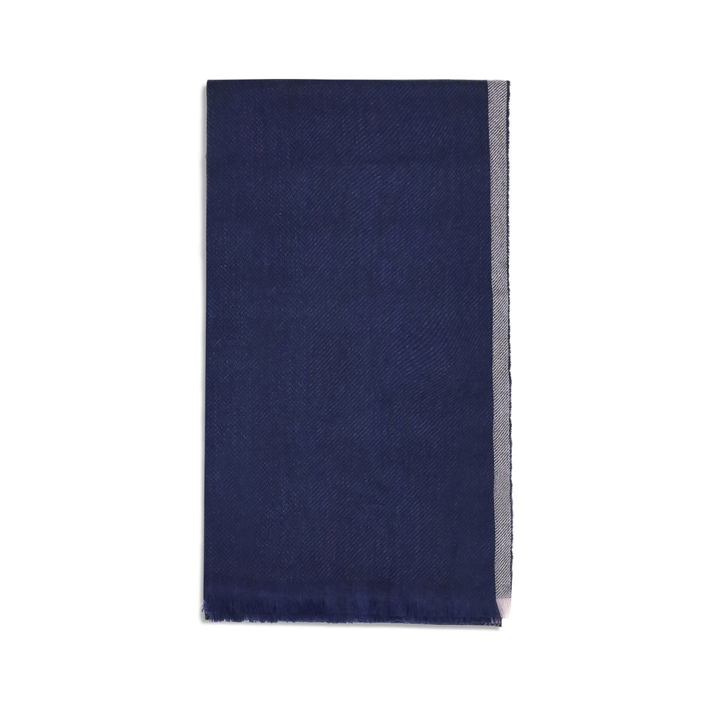 Brunello Cucinelli Blauer Kaschmirschal