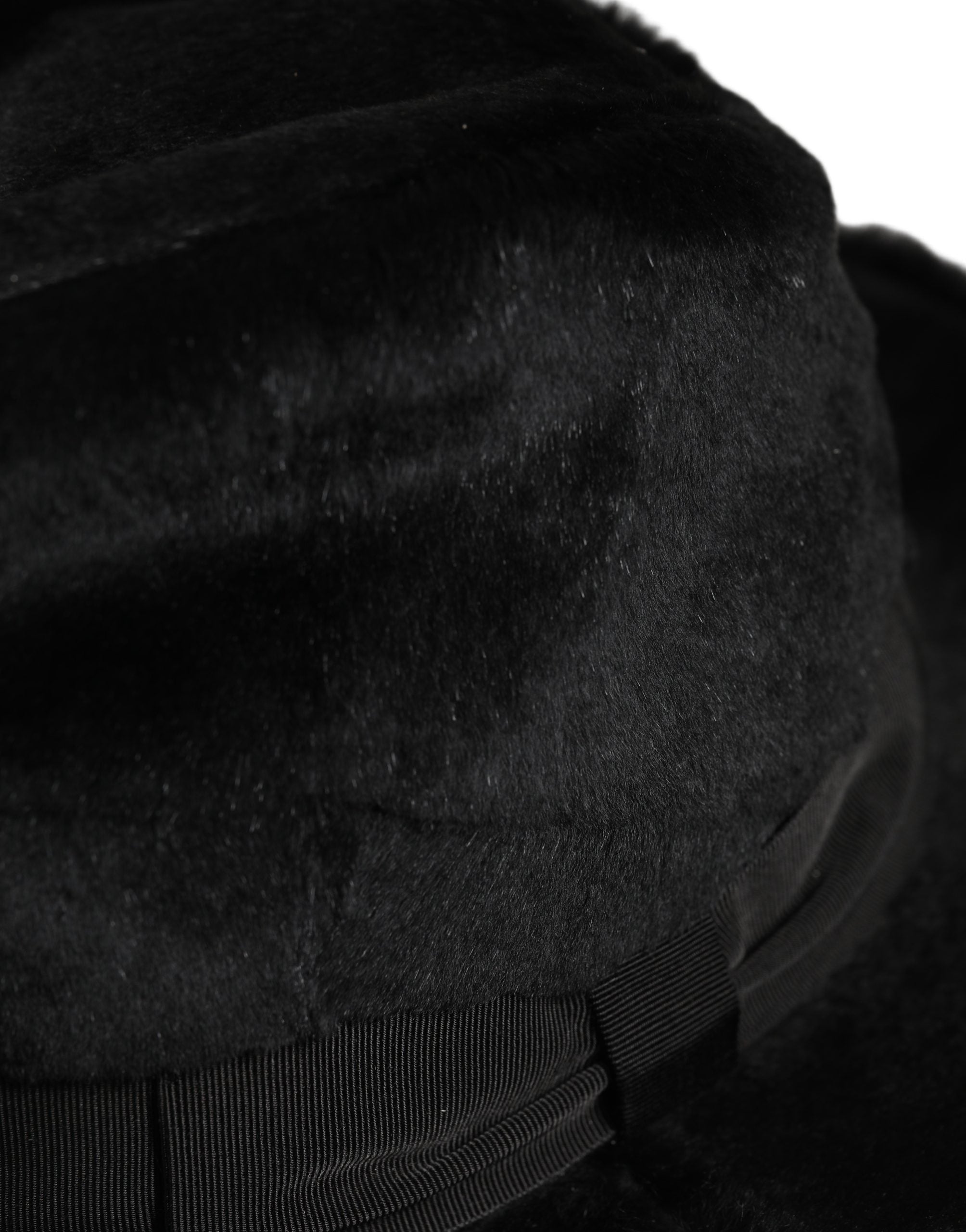 Dolce & Gabbana Herren Schwarzer Klassischer Fedora Hut mit breiter Krempe Capello