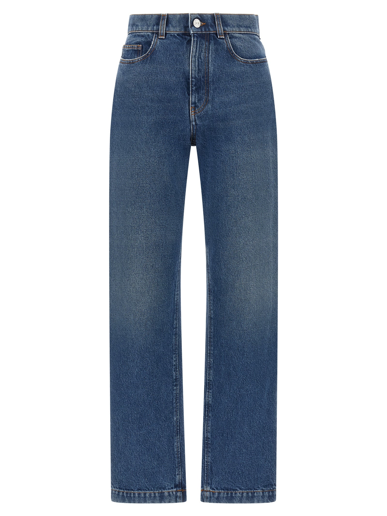 Marni Blaue Jeans aus Baumwolle im geraden Schnitt