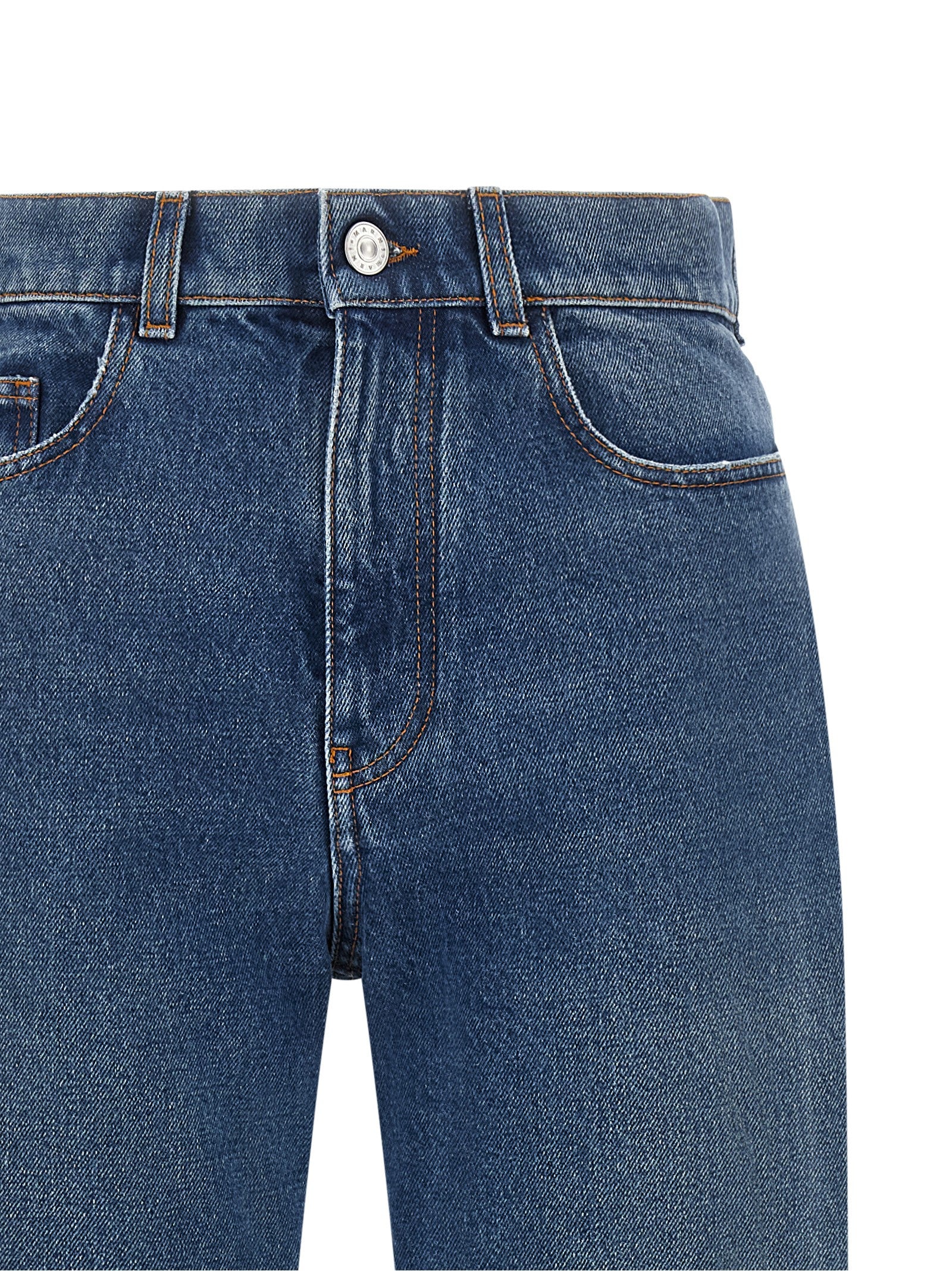 Marni Blaue Jeans aus Baumwolle im geraden Schnitt