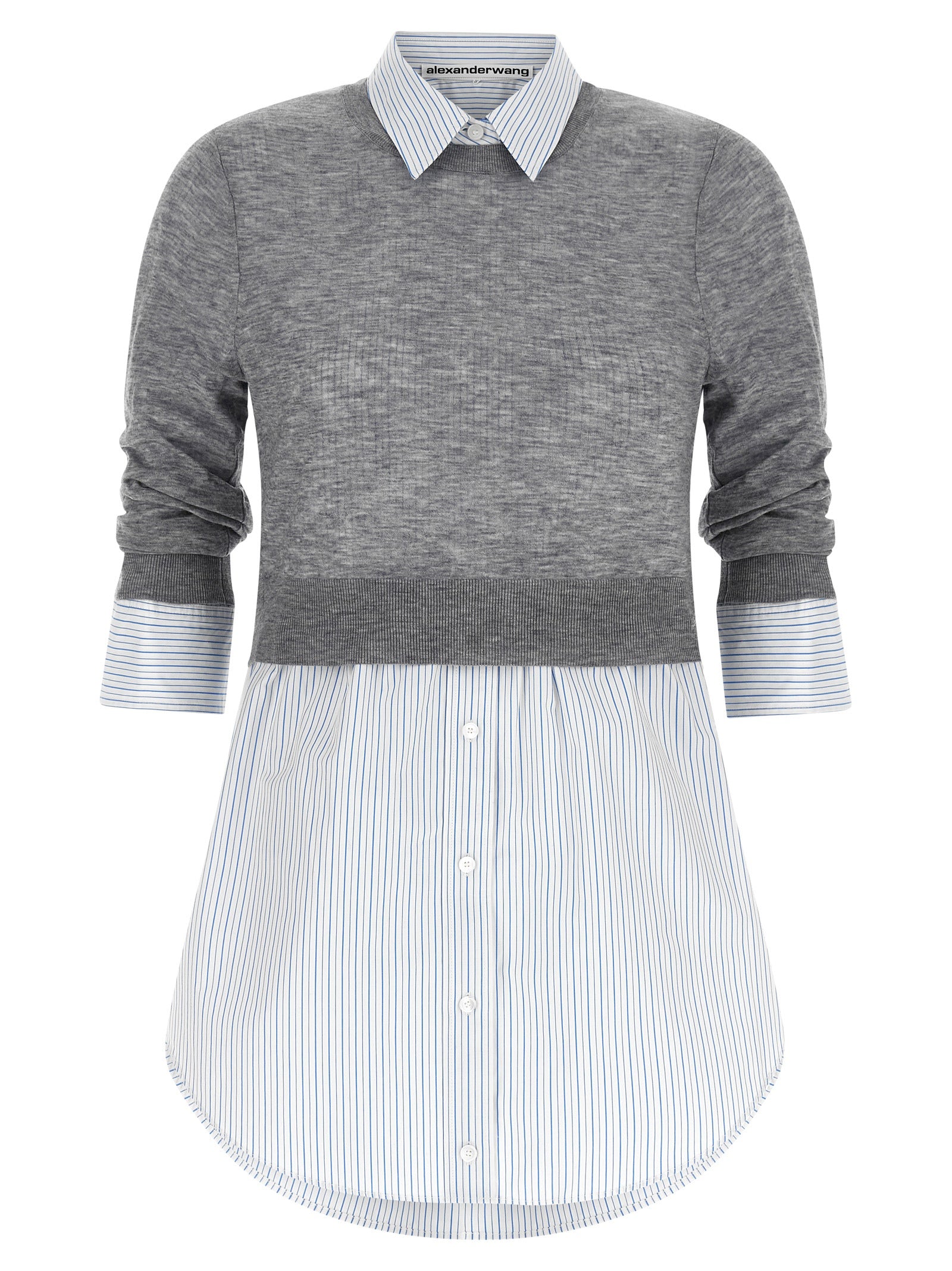 Alexander Wang Graue Wollbluse