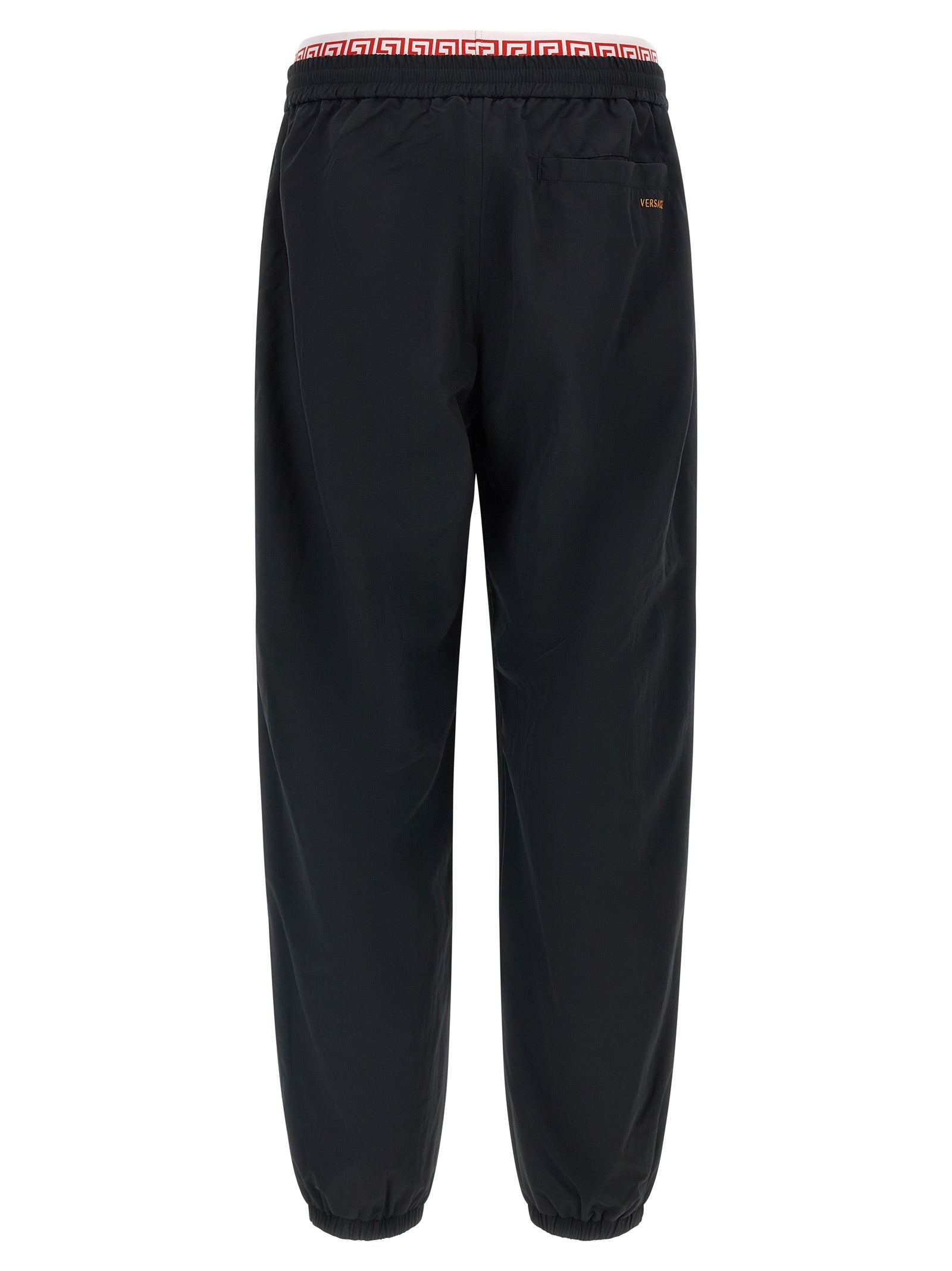 Versace Schwarze Polyamid-Jogginghose (Trainingshose)