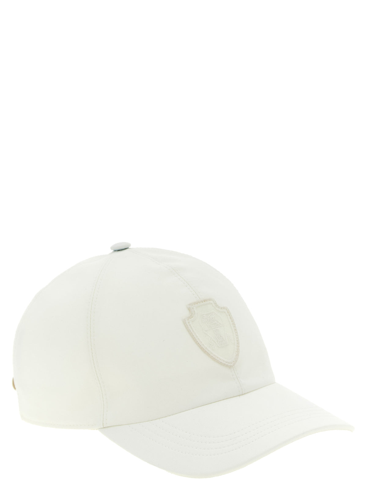 Brunello Cucinelli Weiße Polyester-Kappe (Baseball Cap)