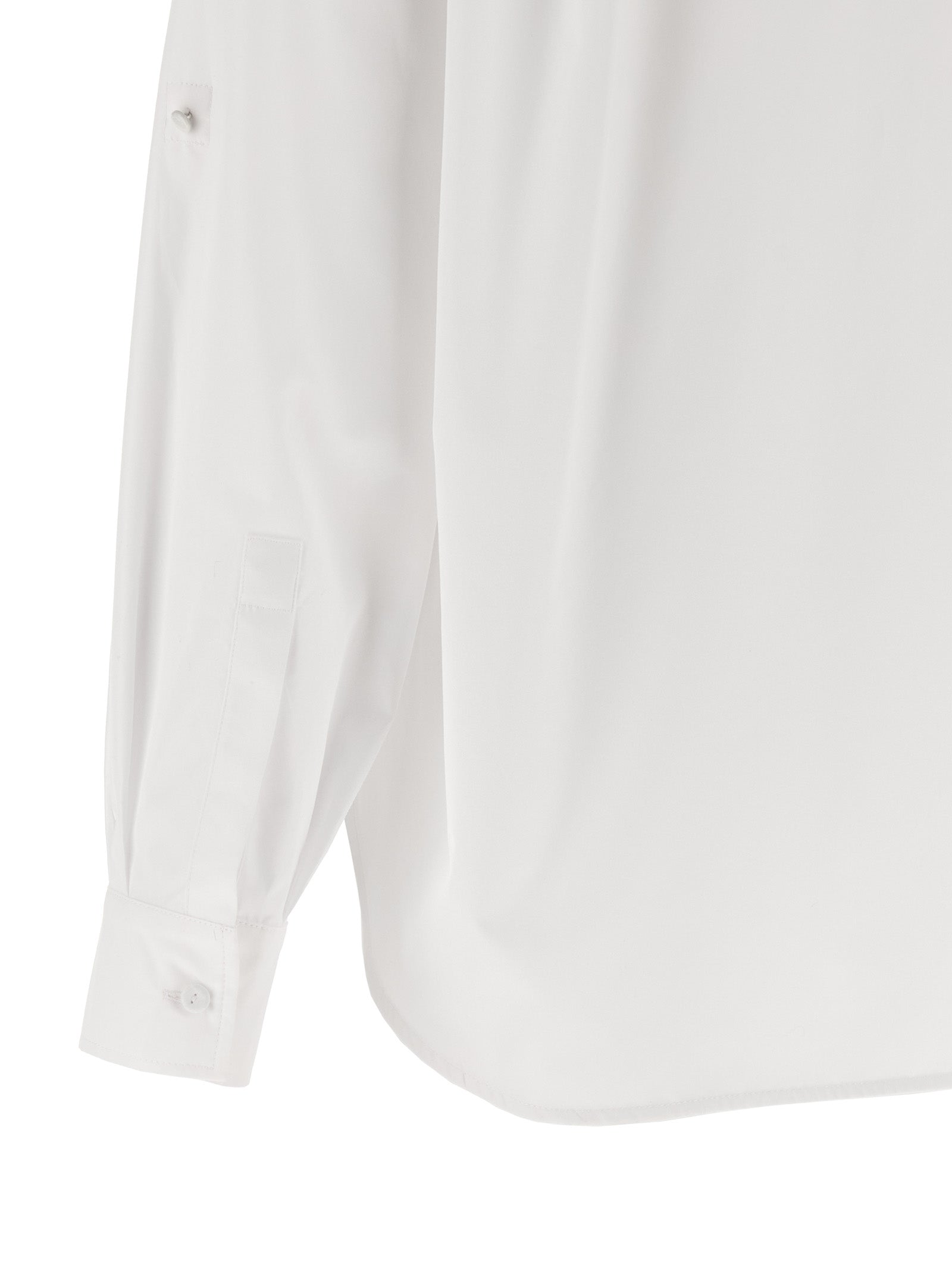 Max Mara Weiße Baumwollbluse