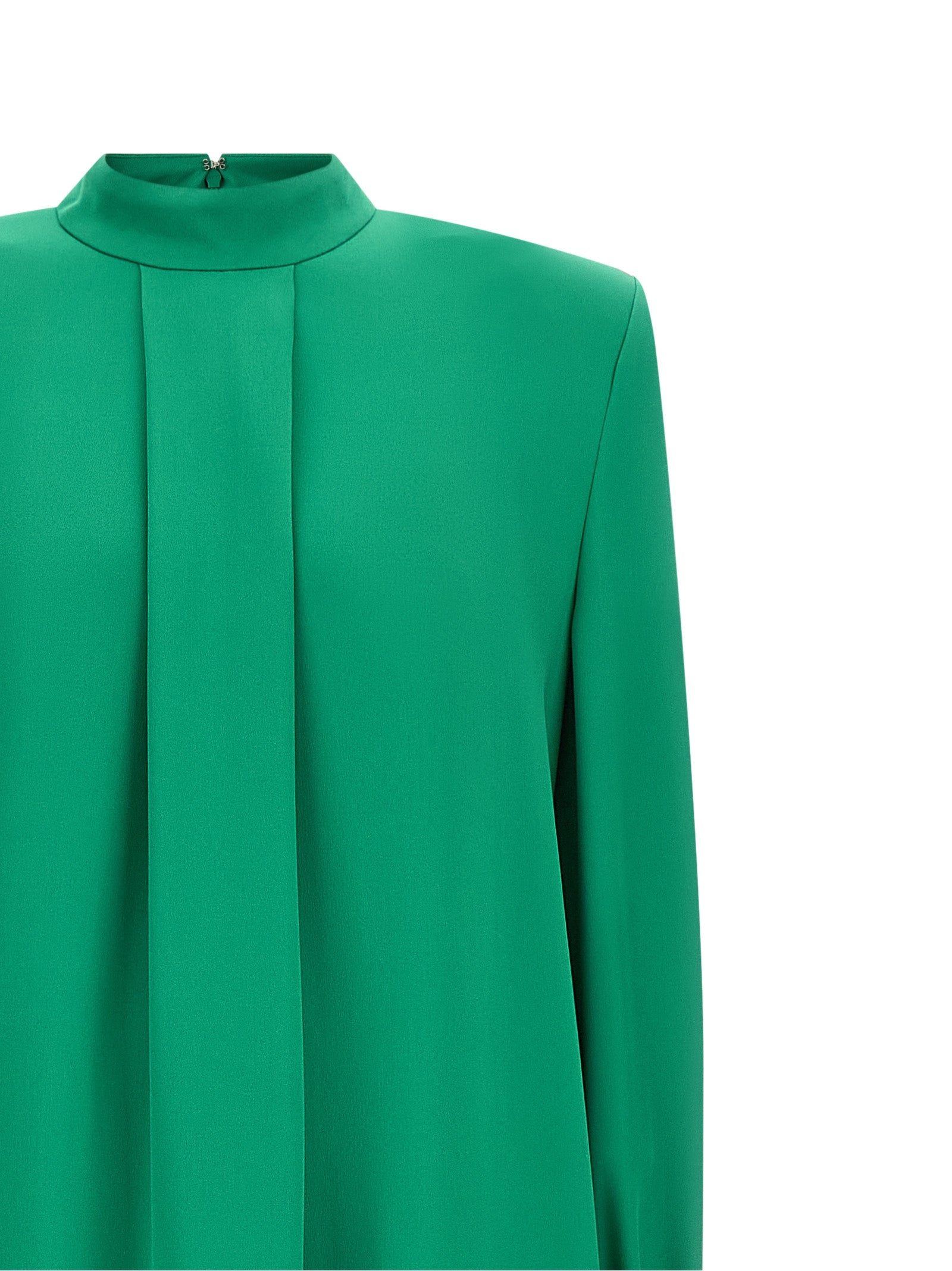 Valentino Garavani Zweifarbige Seiden-Maxikleid