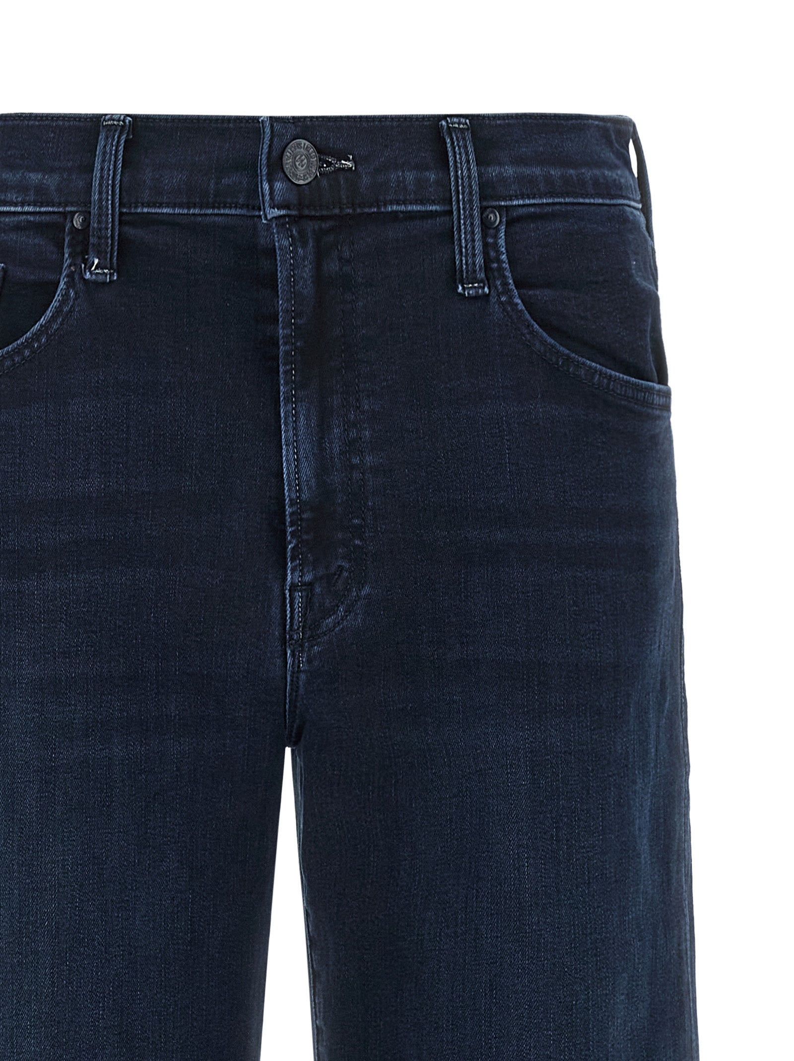 Mother Denim Blaue Baumwolljeans Denim