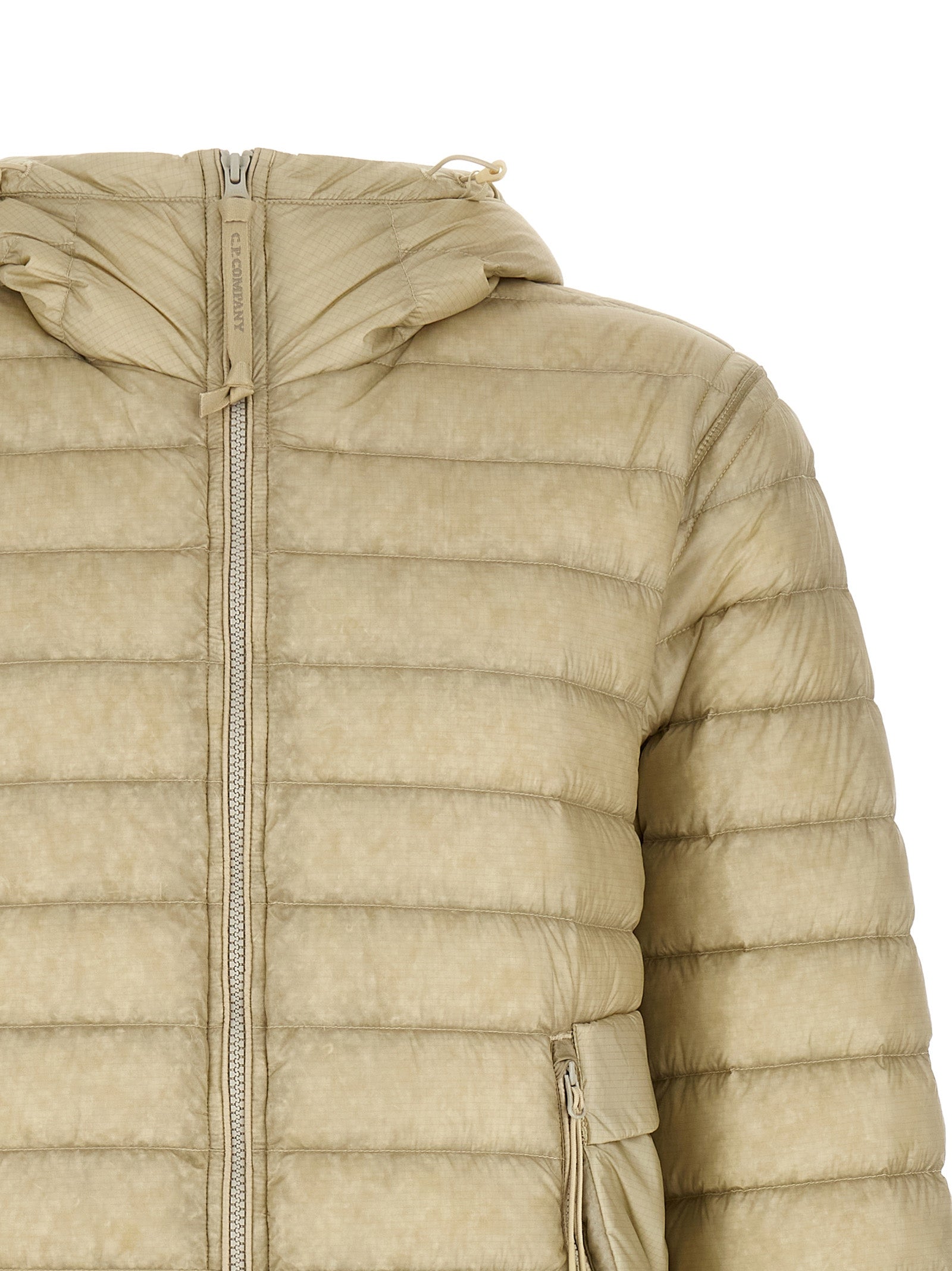 C.P. Company Beige Polyamid Steppjacke