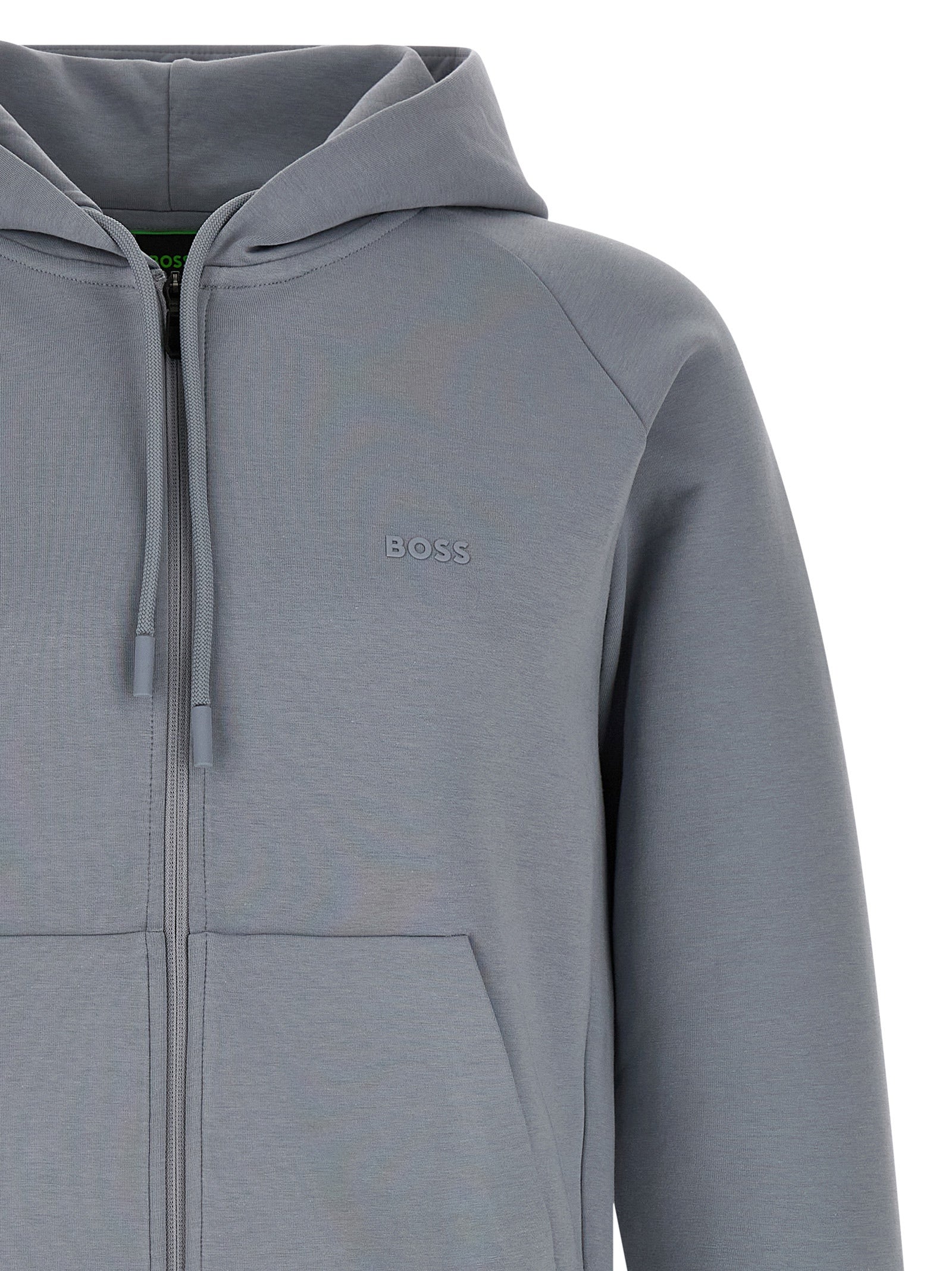 Hugo Boss Grauer Baumwollpullover