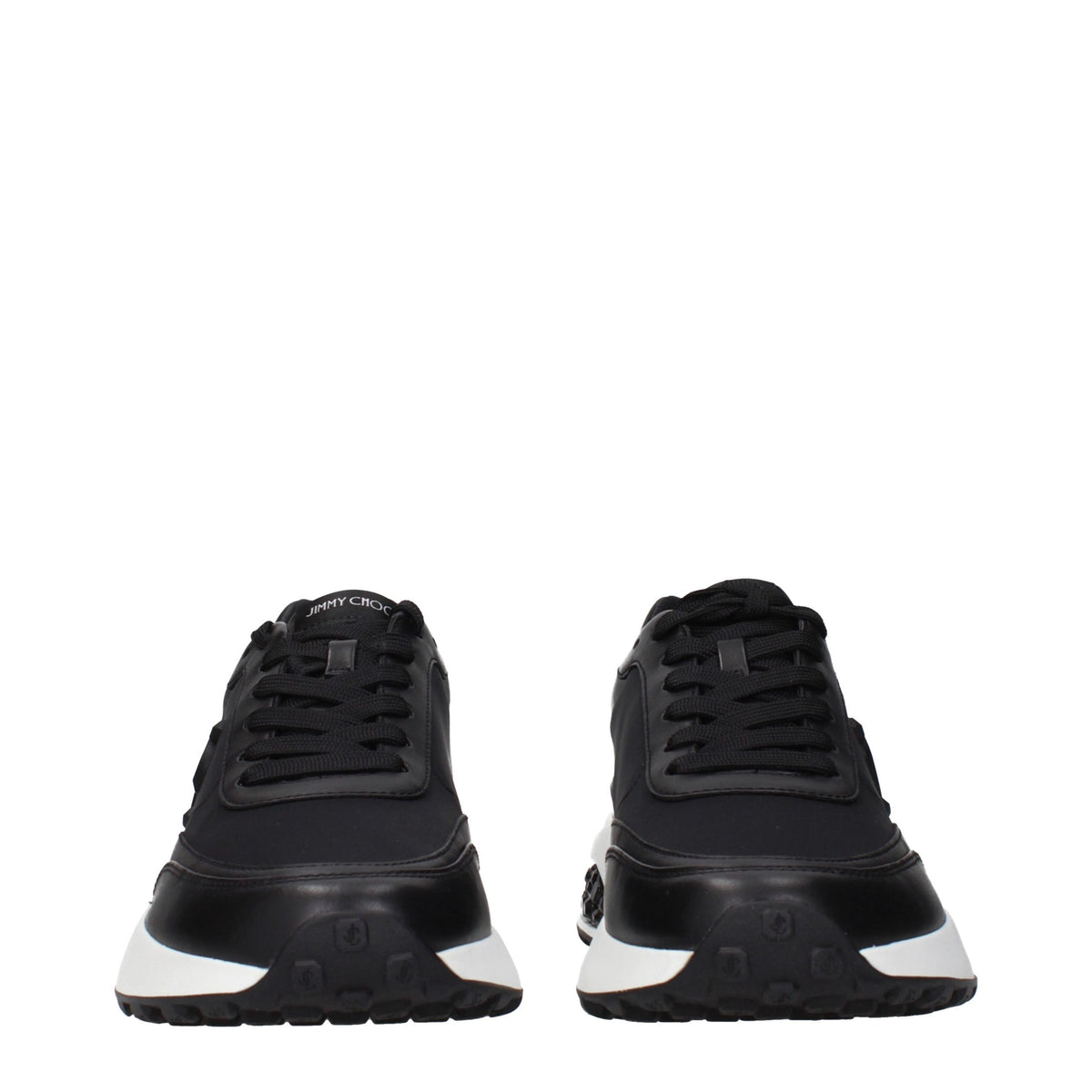 Jimmy Choo Schwarze Stoff-Sneaker