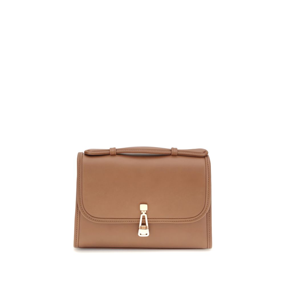 Gabriela Hearst Braune Leder Schultertasche