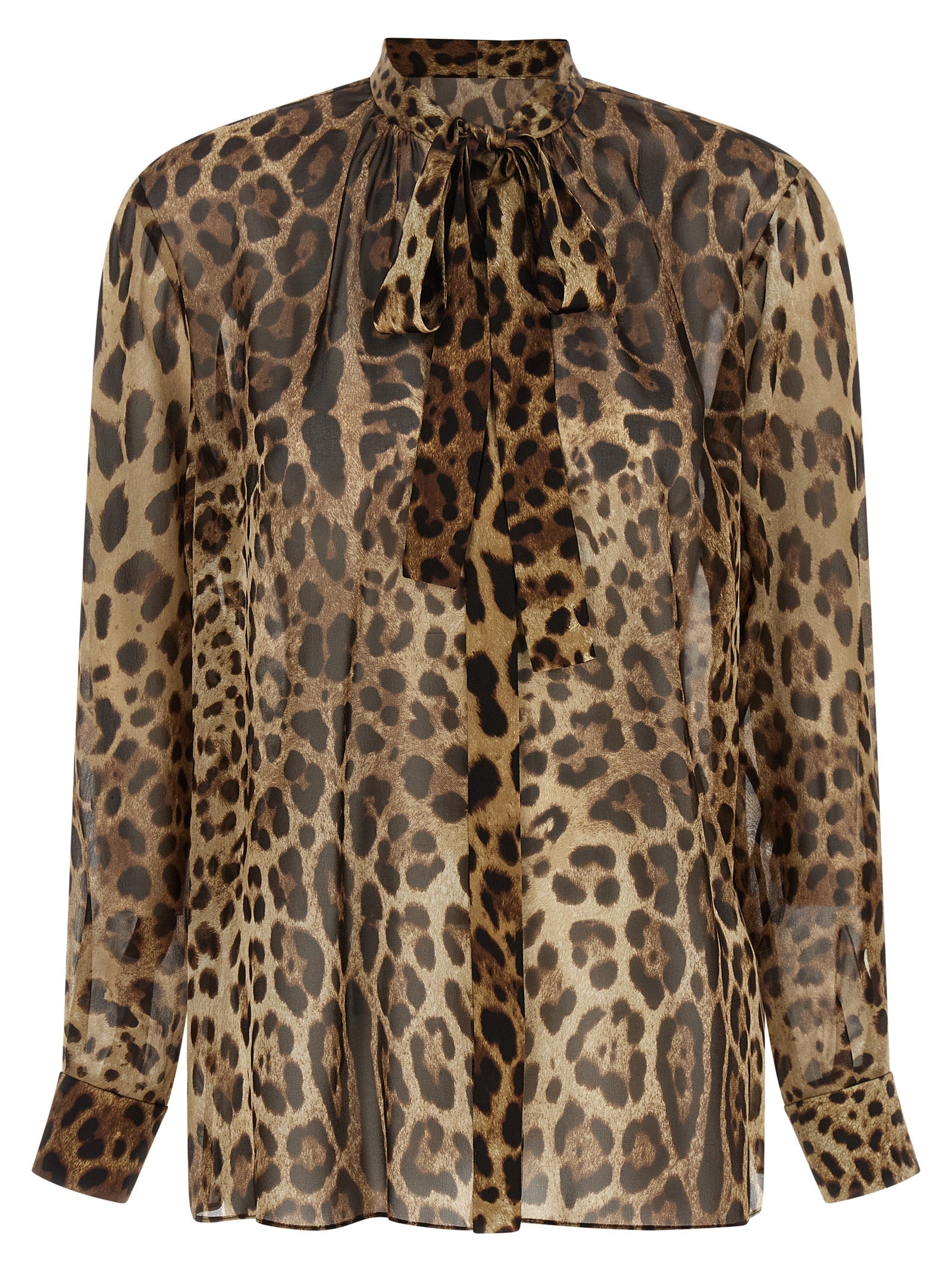 Dolce & Gabbana Braune Seidenbluse