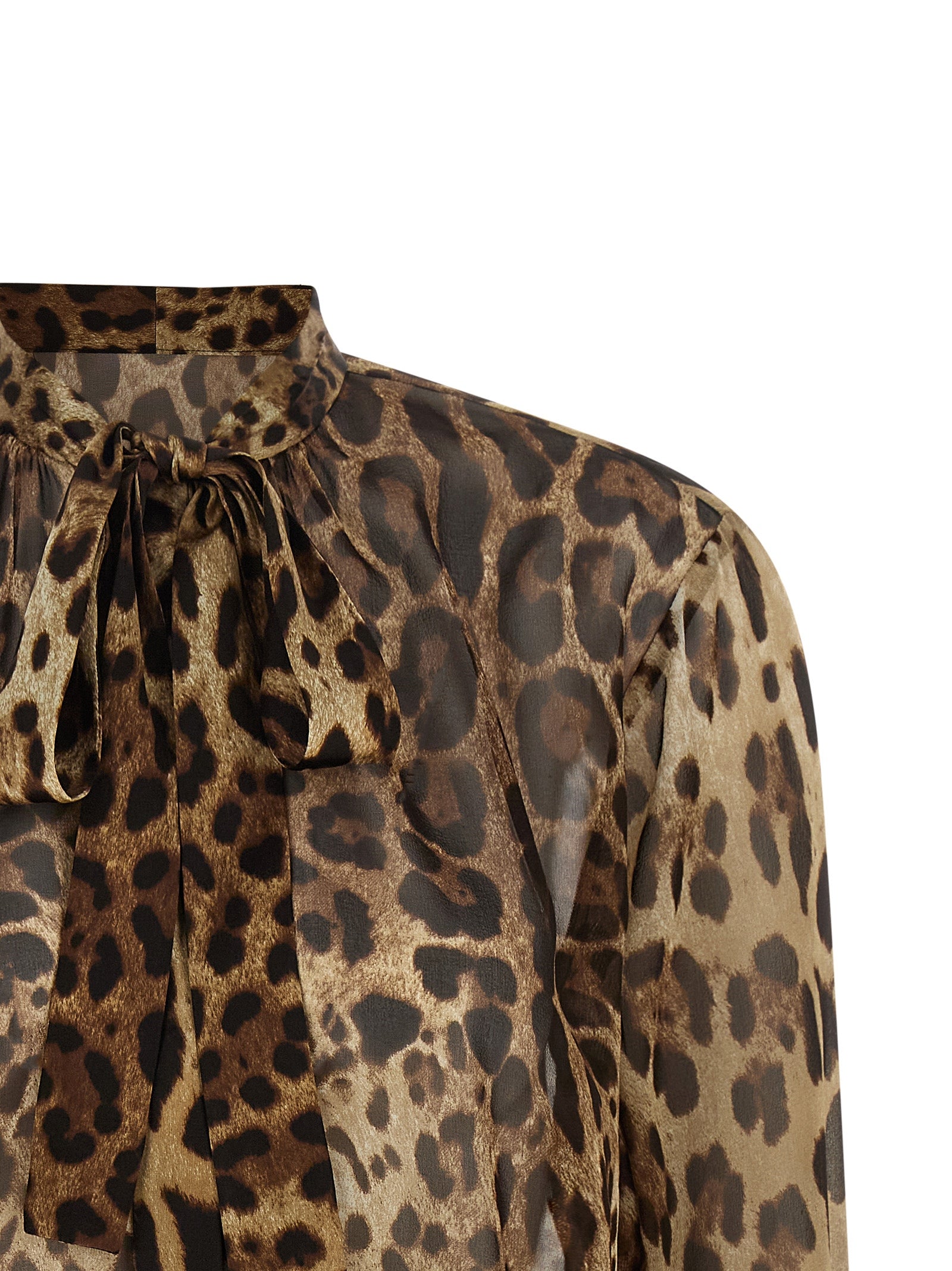 Dolce & Gabbana Braune Seidenbluse
