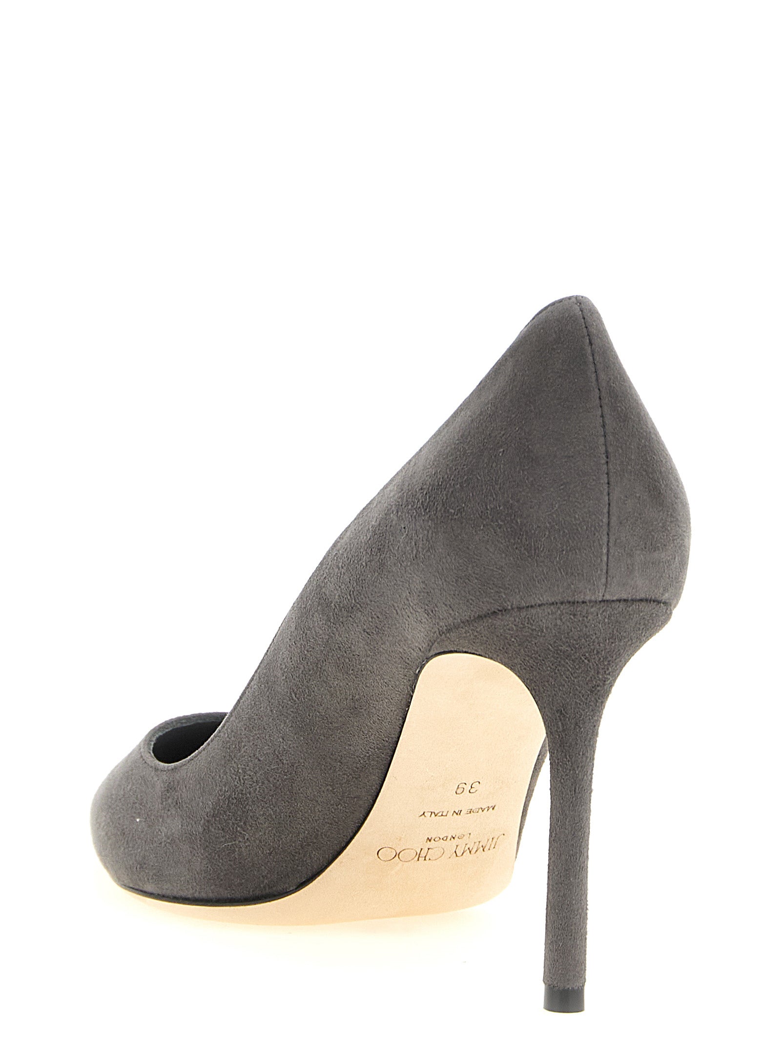 Jimmy Choo Graue Lederpumps