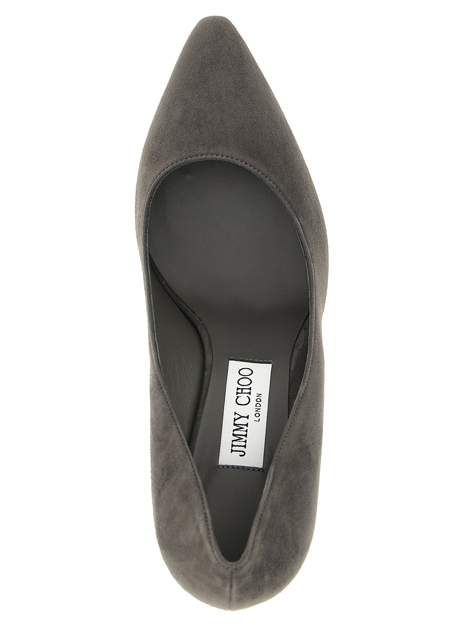 Jimmy Choo Graue Lederpumps