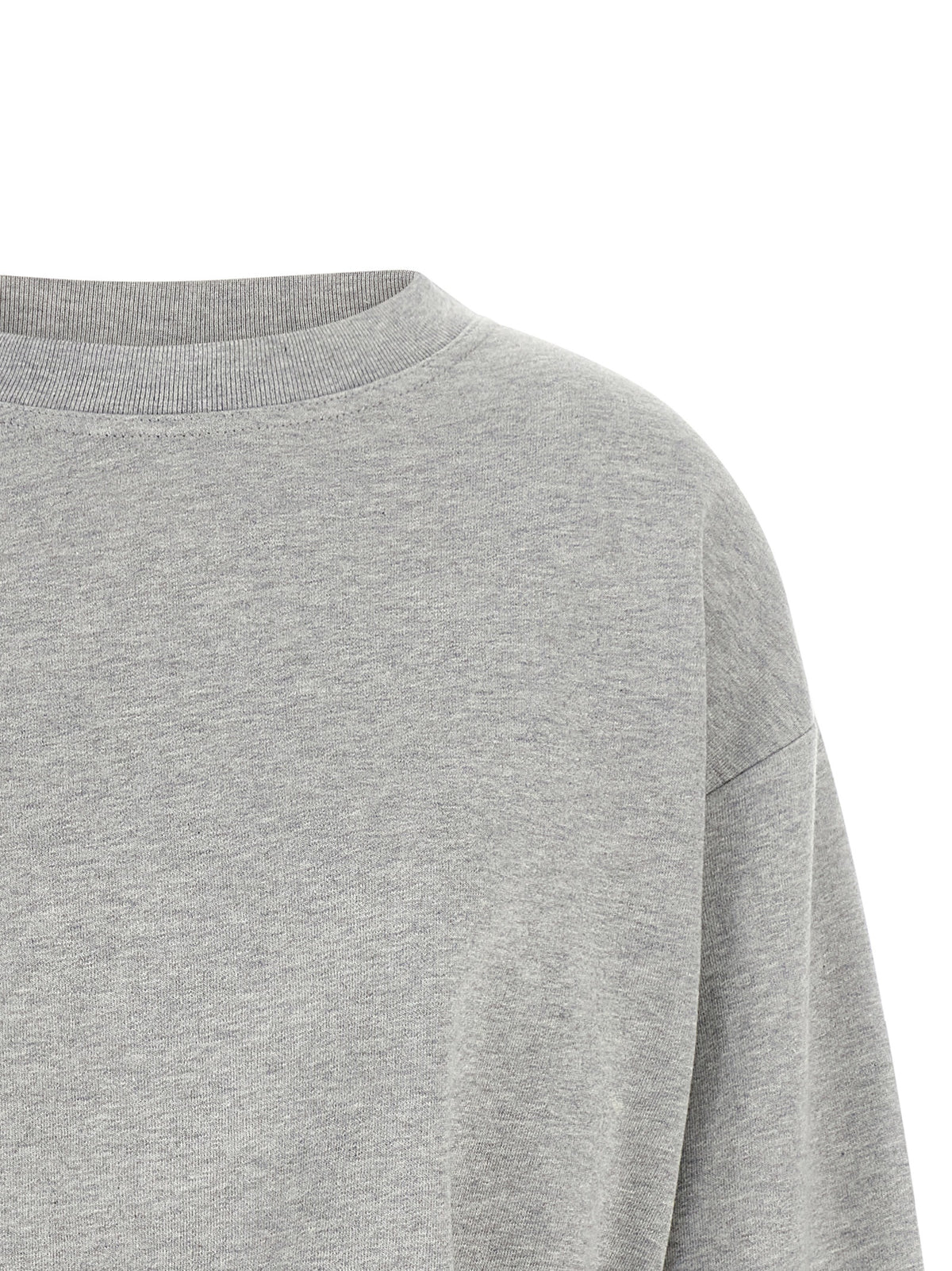Dries Van Noten Grauer Baumwollpullover