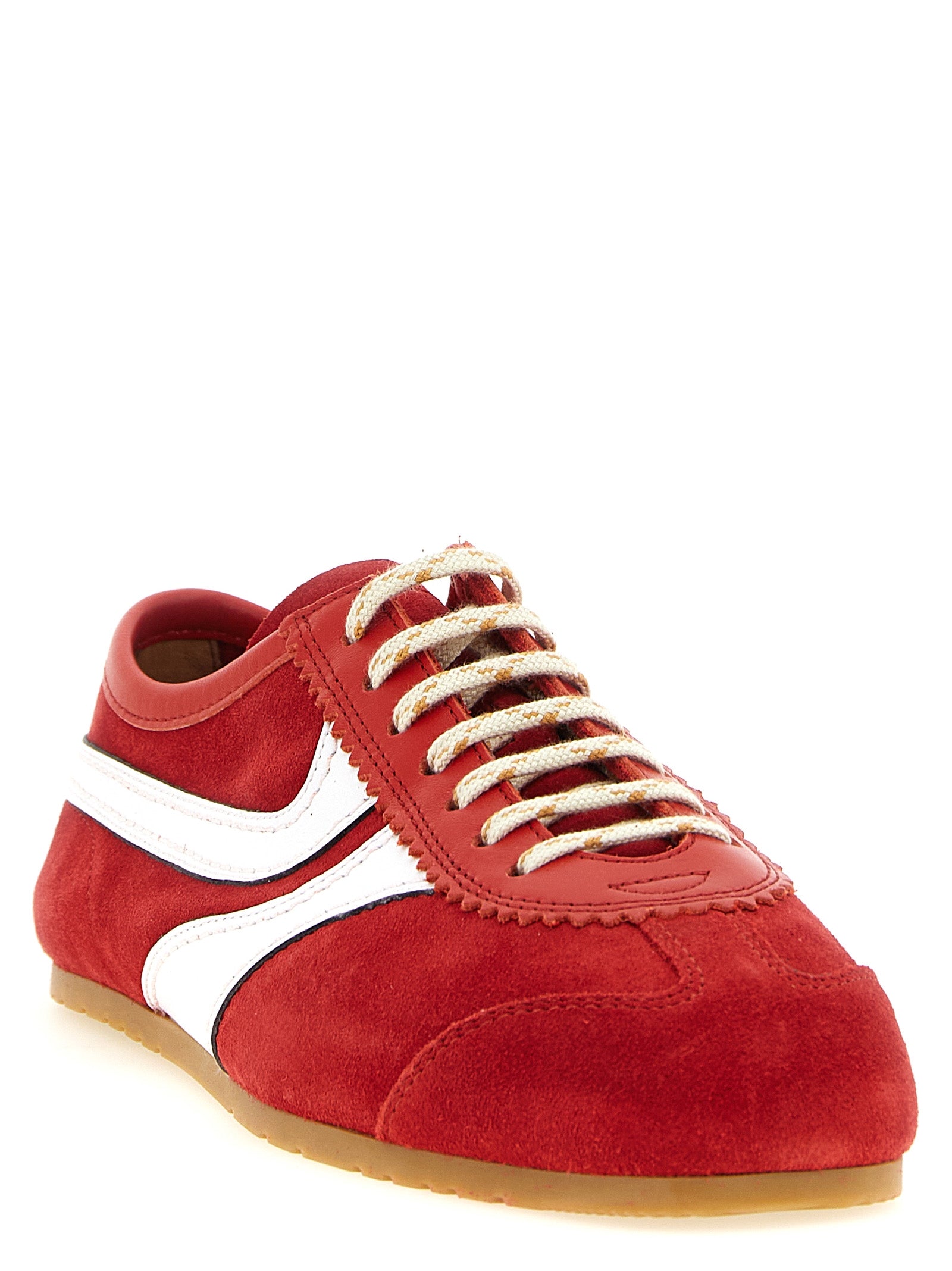 Dries Van Noten Bunte Sneaker aus Kalbsleder