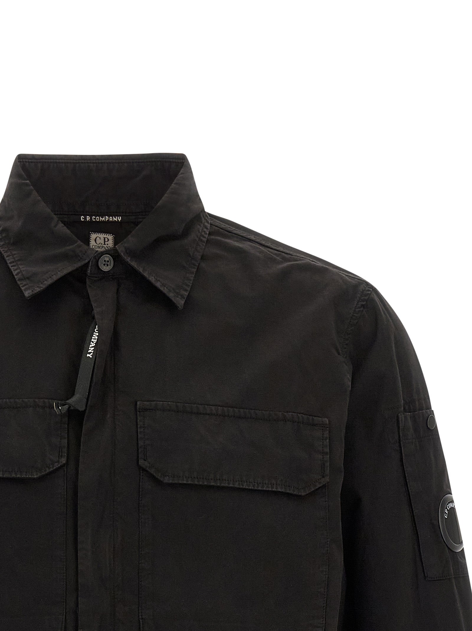 C.P. Company Schwarze Baumwollbluse