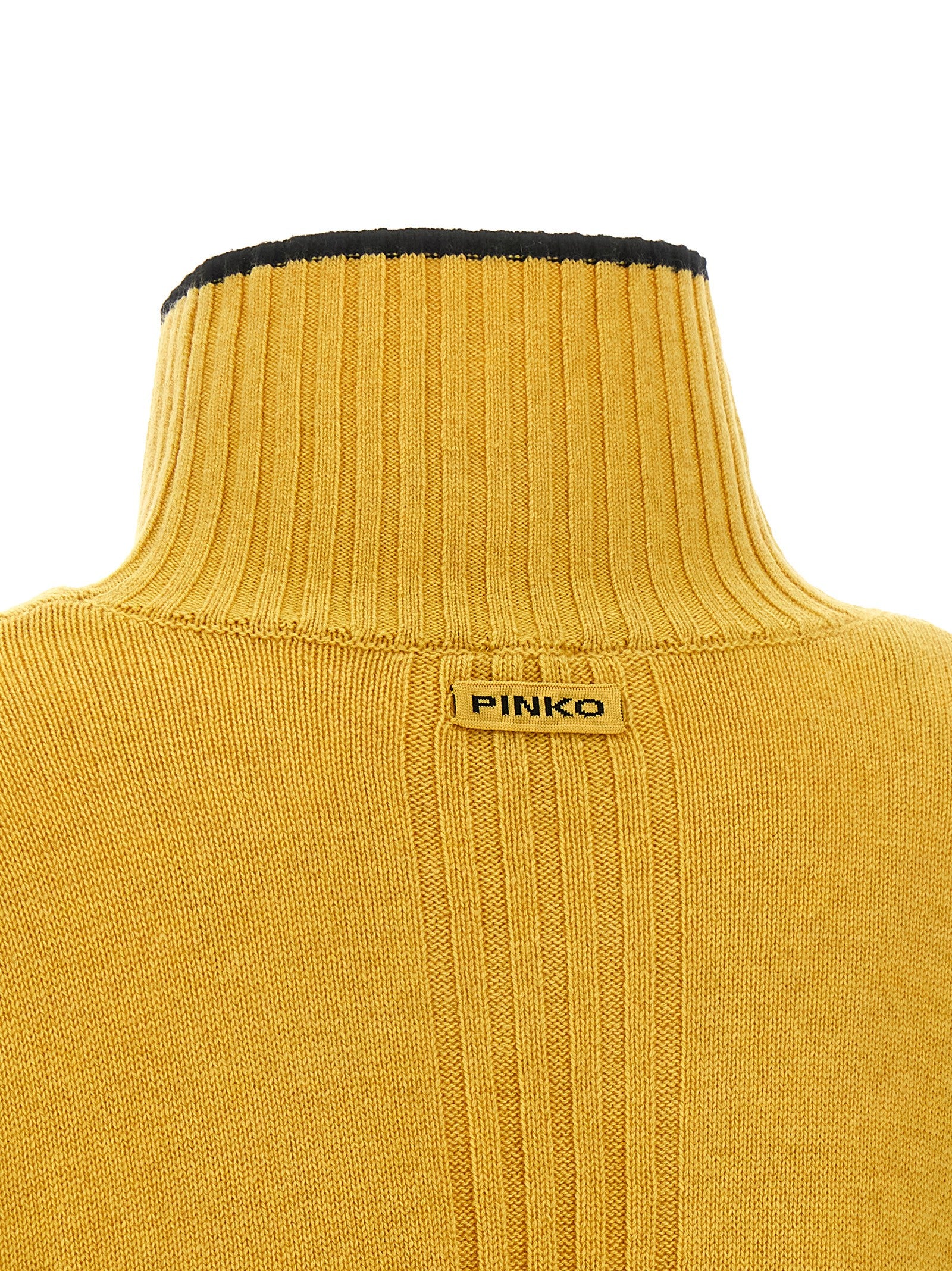 PINKO Zweifarbige Wollstrickjacke