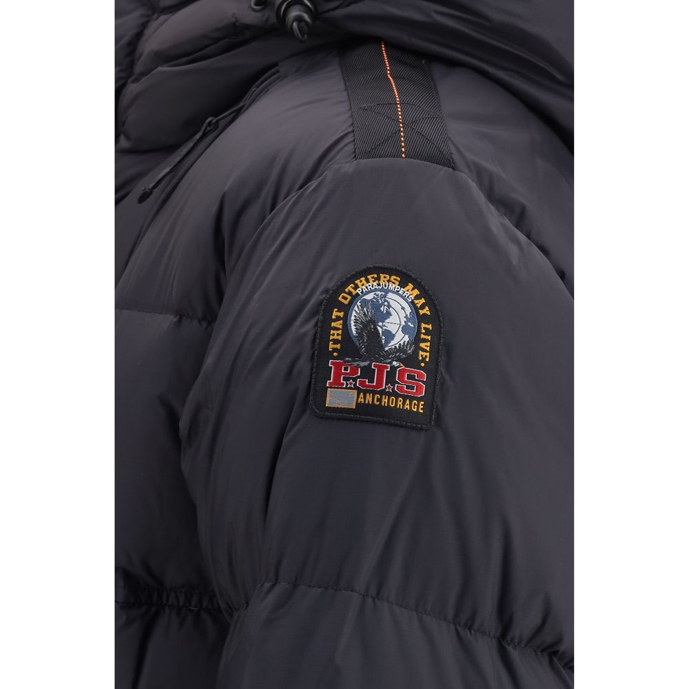 Parajumpers Schwarze Daunenjacke aus Gänsedaunen, durchgehend