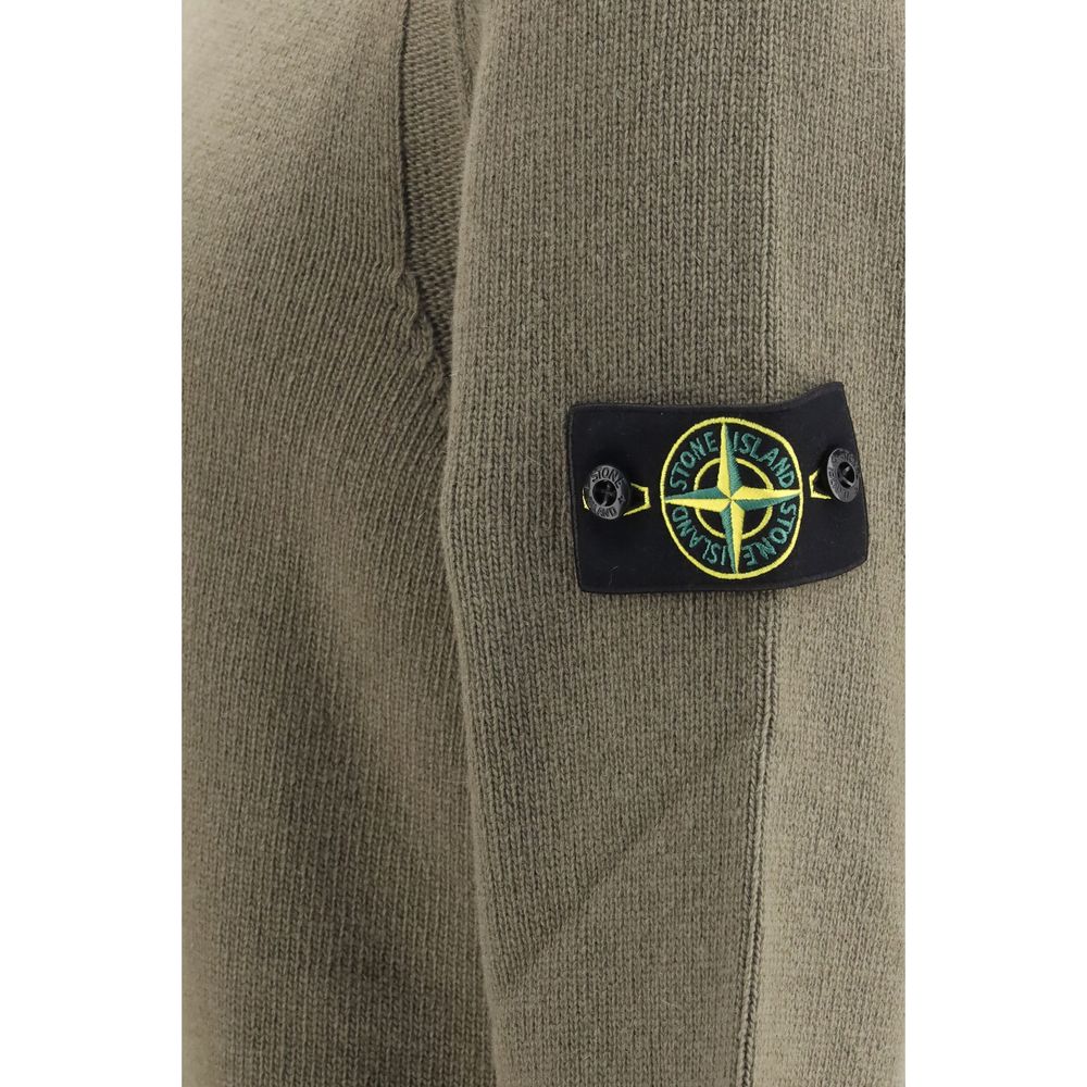Stone Island Zweifarbiger Baumwollpullover