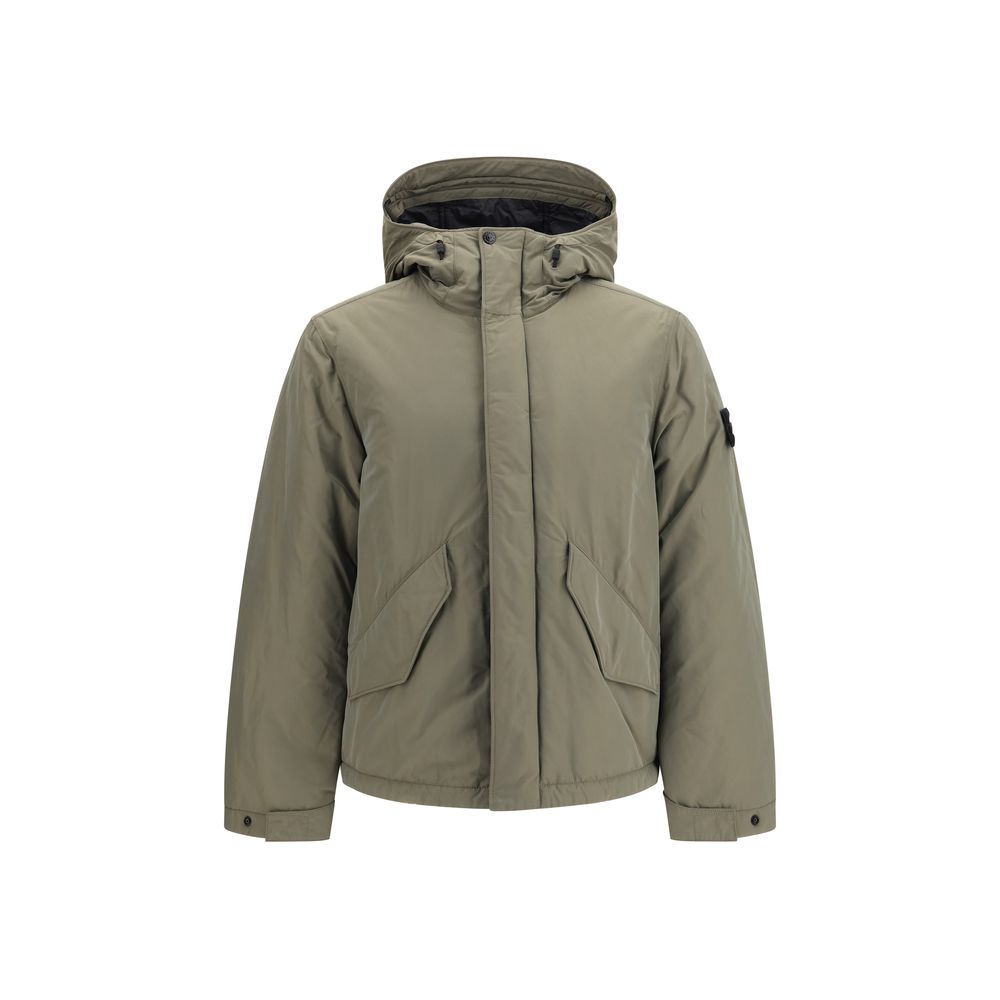 Stone Island Zweifarbige Polyester-Shelljacke