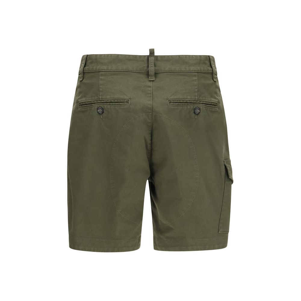 Dsquared² Zweifarbige Baumwoll-Bermudashorts