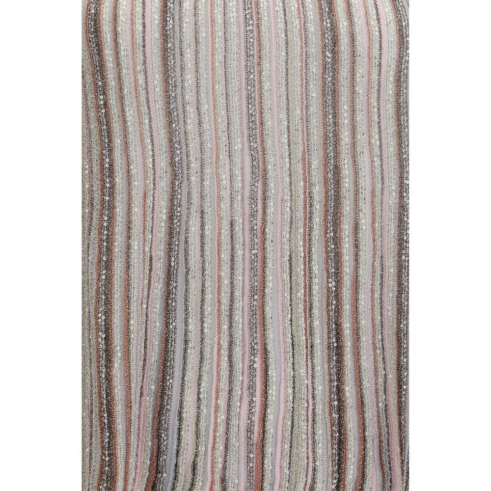 Missoni Ärmelloses T-Shirt aus mehrfarbigem Rayon