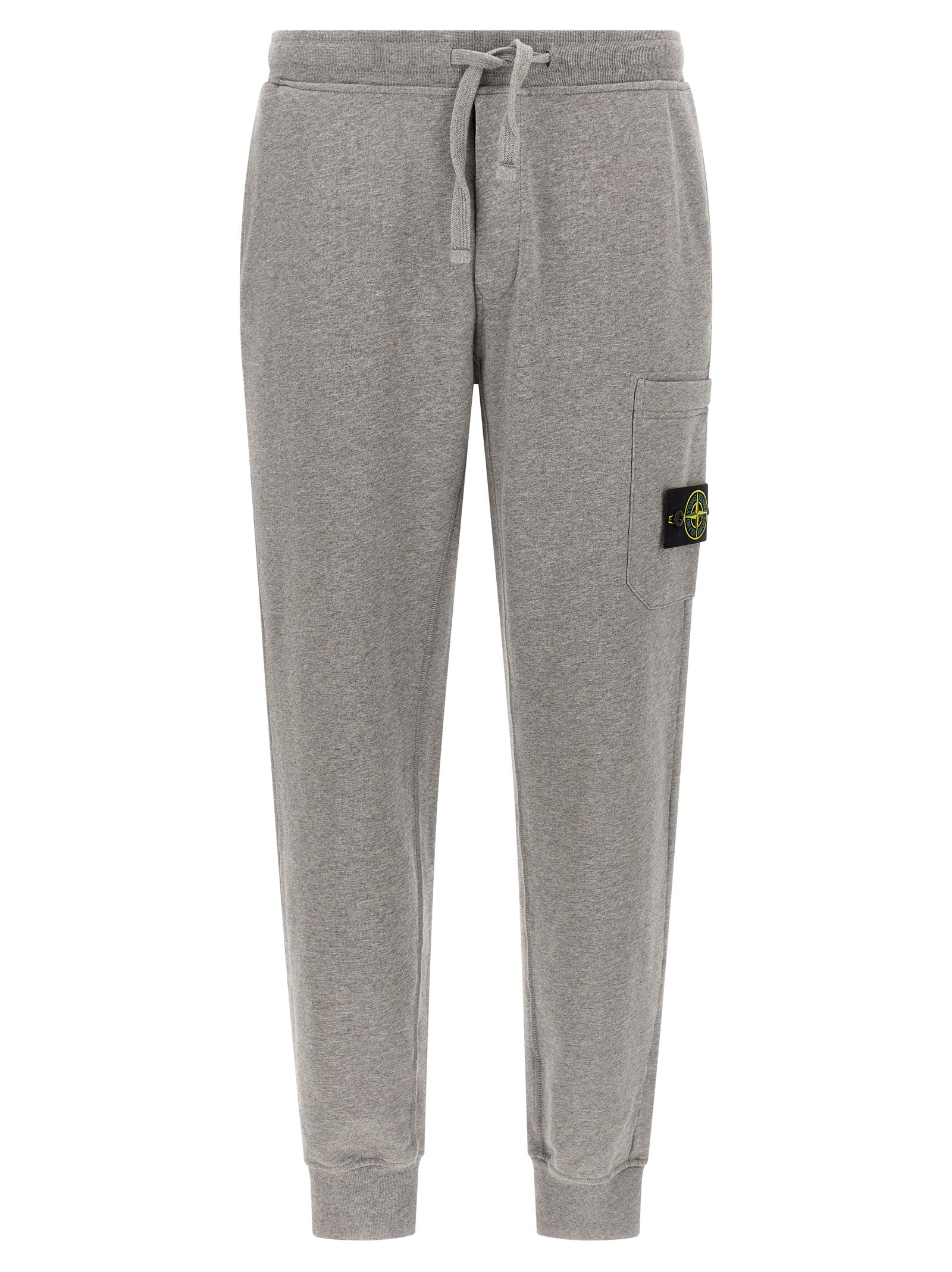Stone Island Graue Baumwoll-Jogginghose (Sporthose)