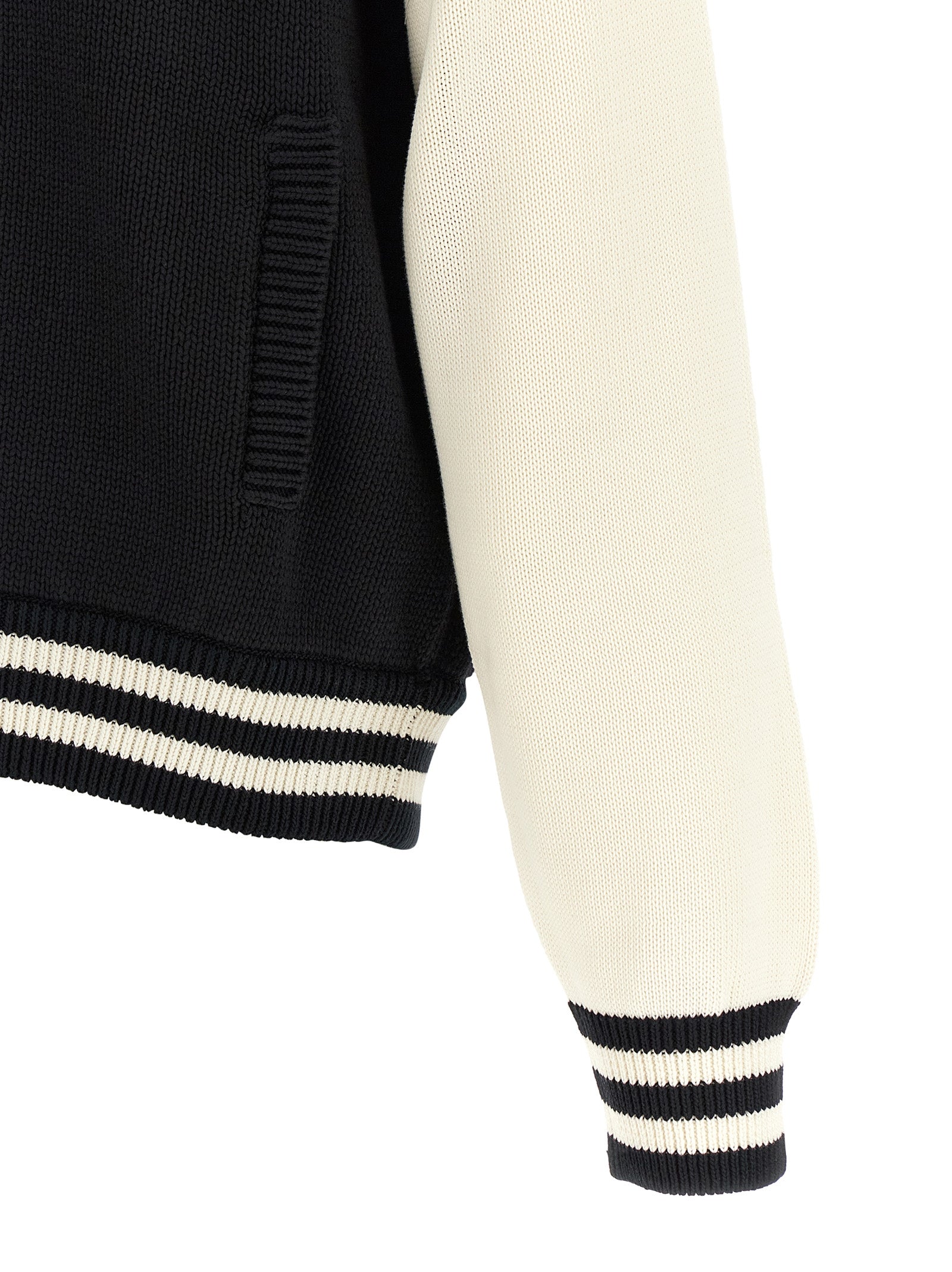 Kenzo Baumwoll-Cardigan in Zweifarbenoptik