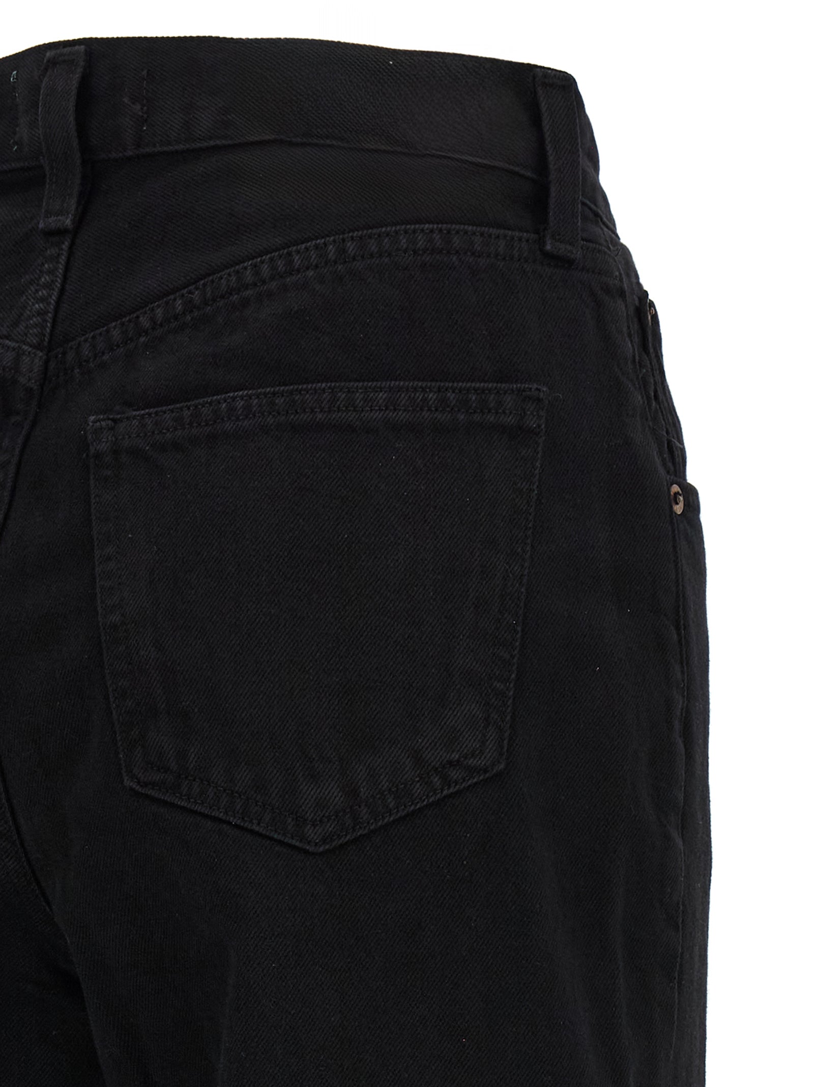 Agolde Schwarze Baumwolljeans Denim