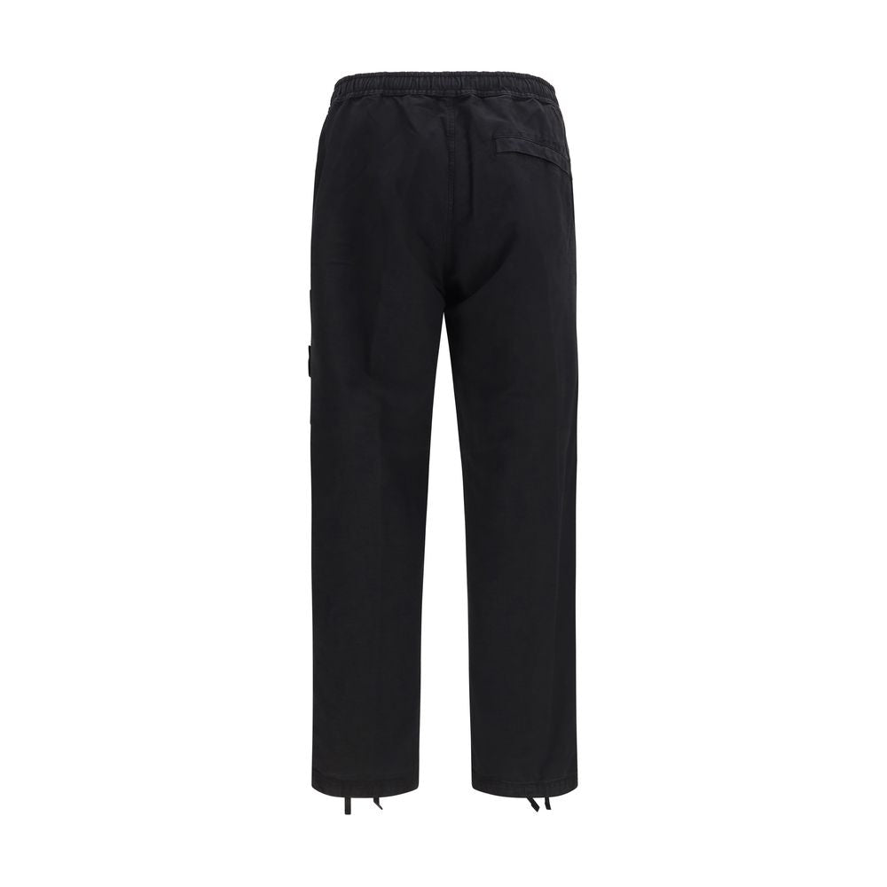 Stone Island Schwarze Cargo-Hose aus Baumwolle
