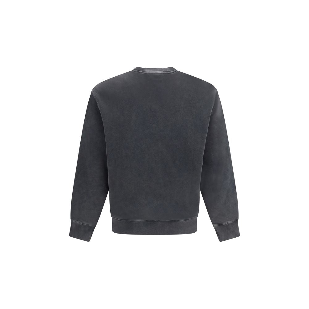 Maison Kitsuné Grauer Baumwollpullover