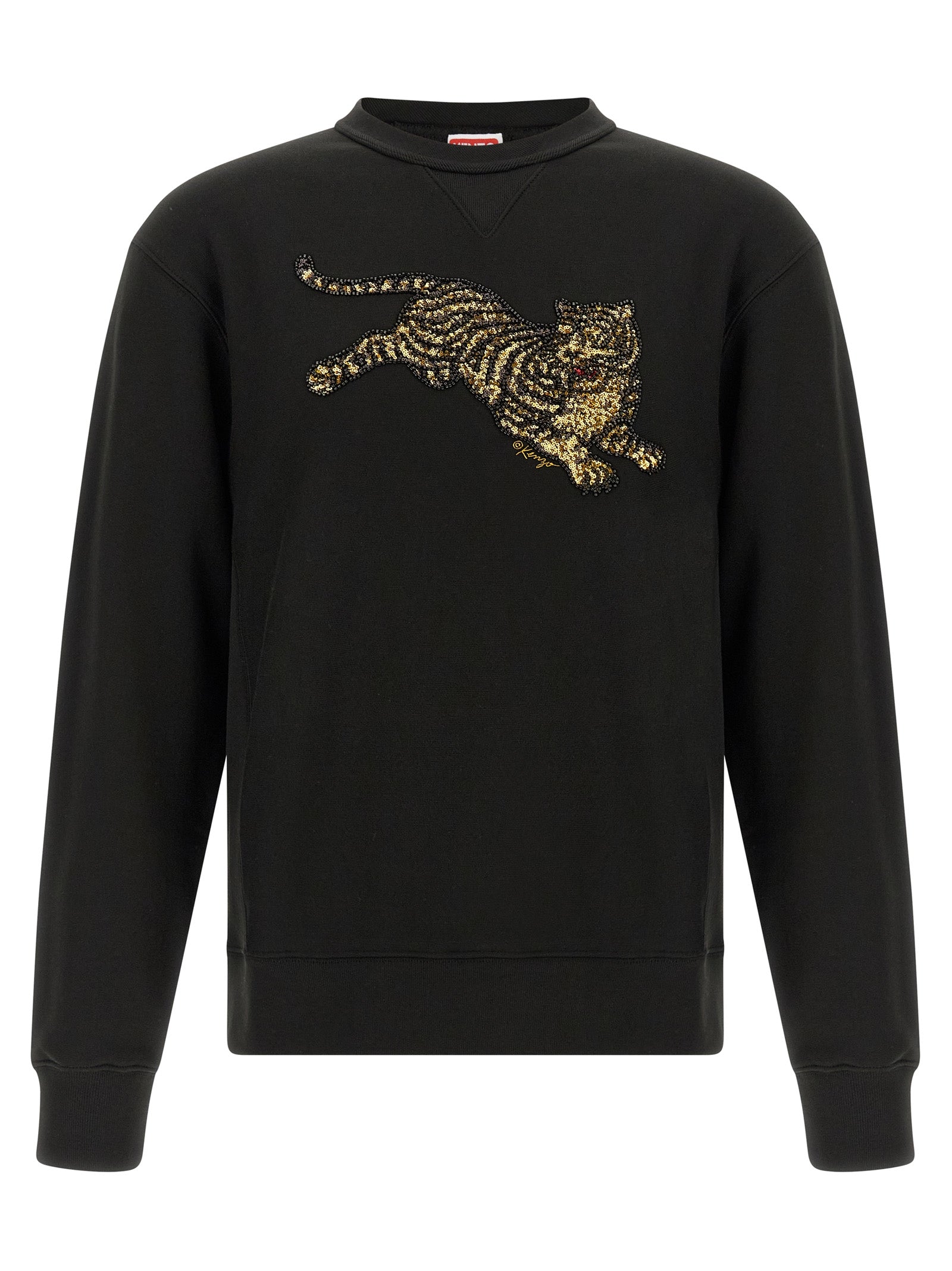 Kenzo Schwarzer Baumwoll-Sweatshirt