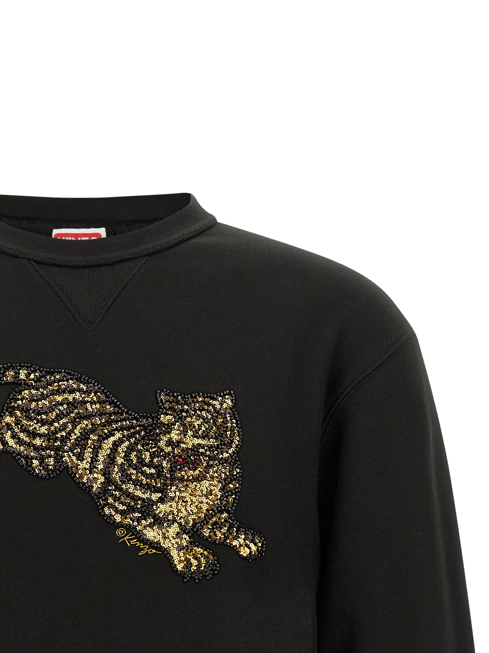 Kenzo Schwarzer Baumwoll-Sweatshirt