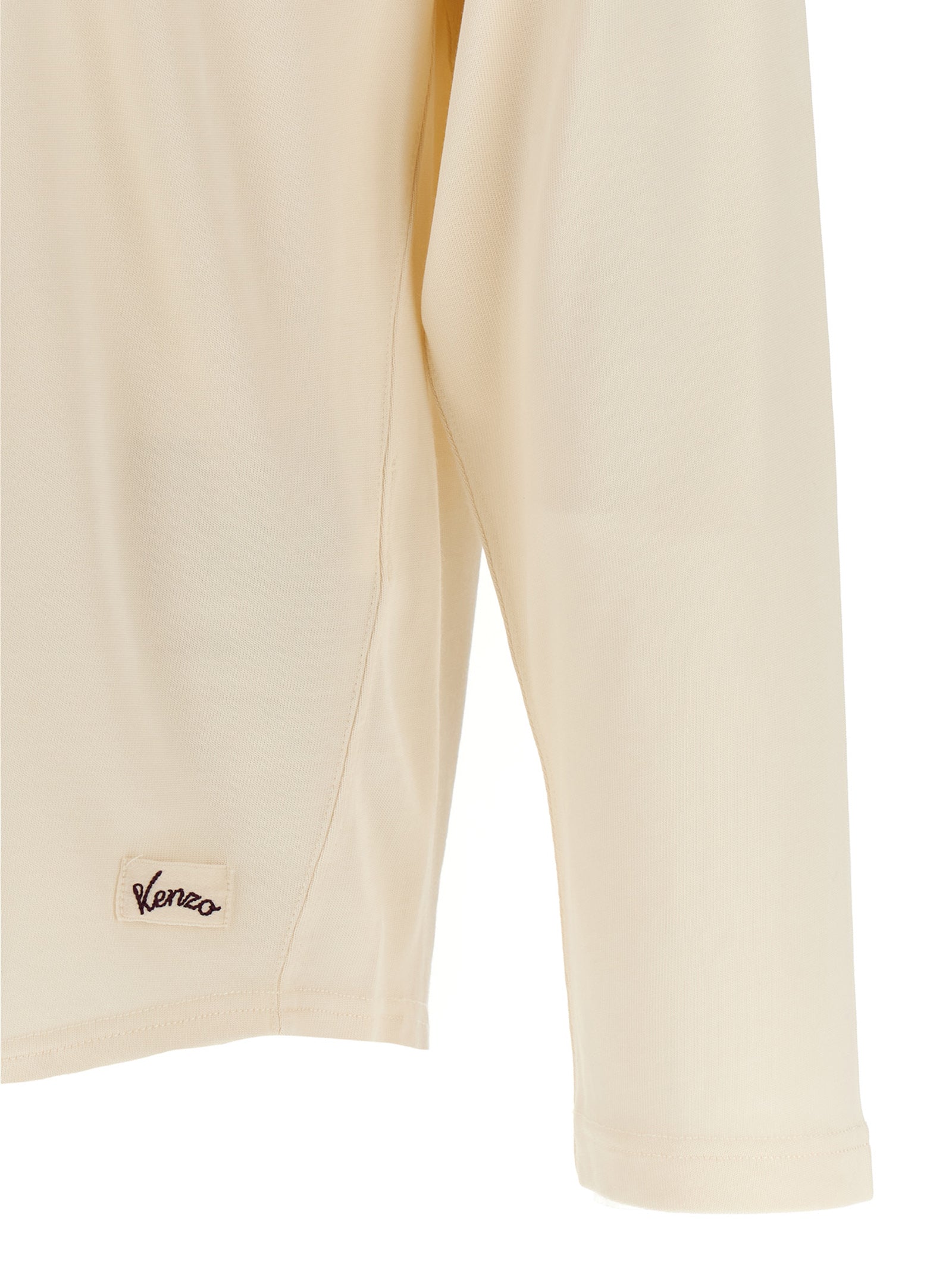 Kenzo Beige Viscose T-Shirt