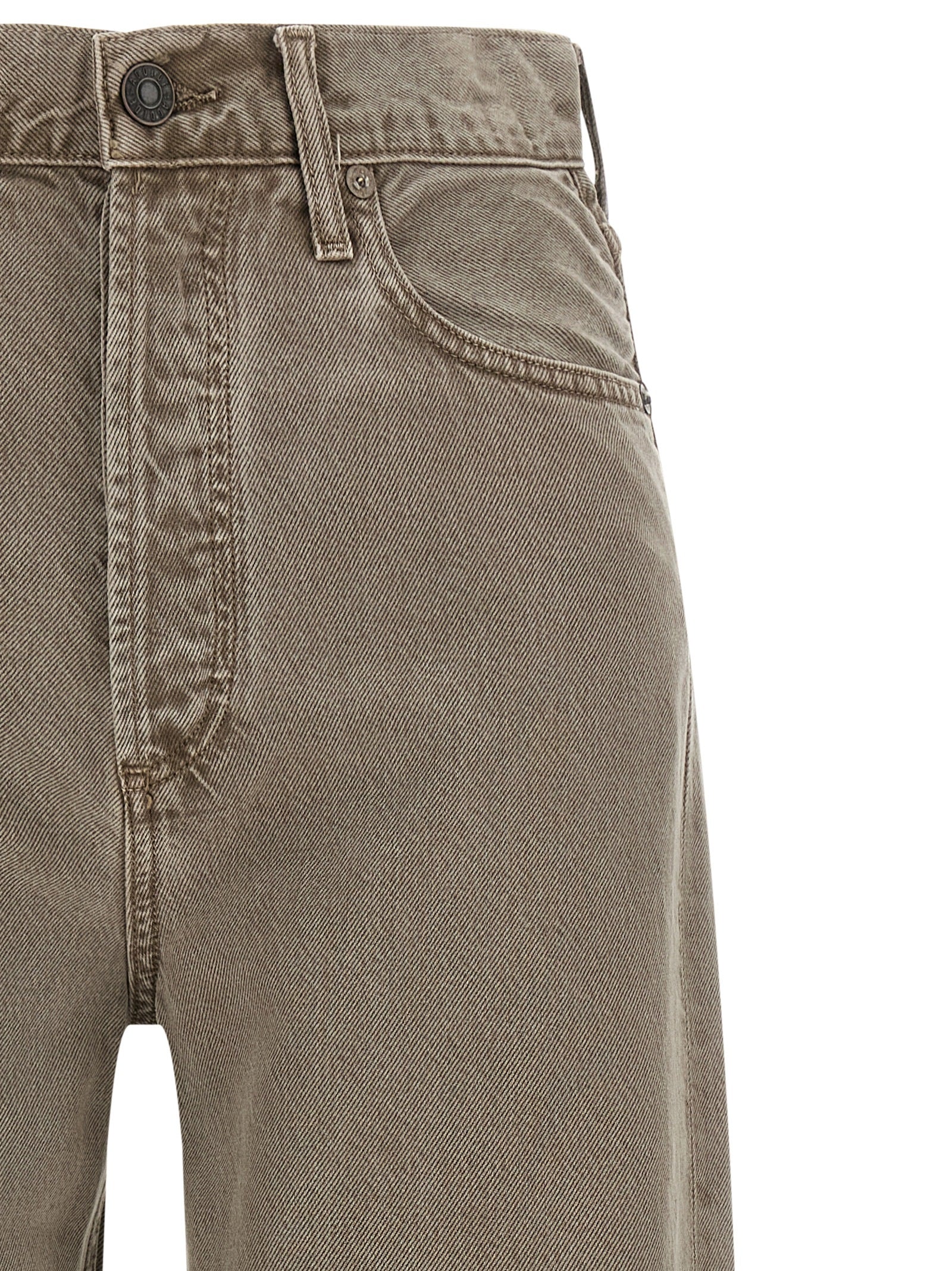 Agolde Braune Lyocell Jeans im Relaxed Fit