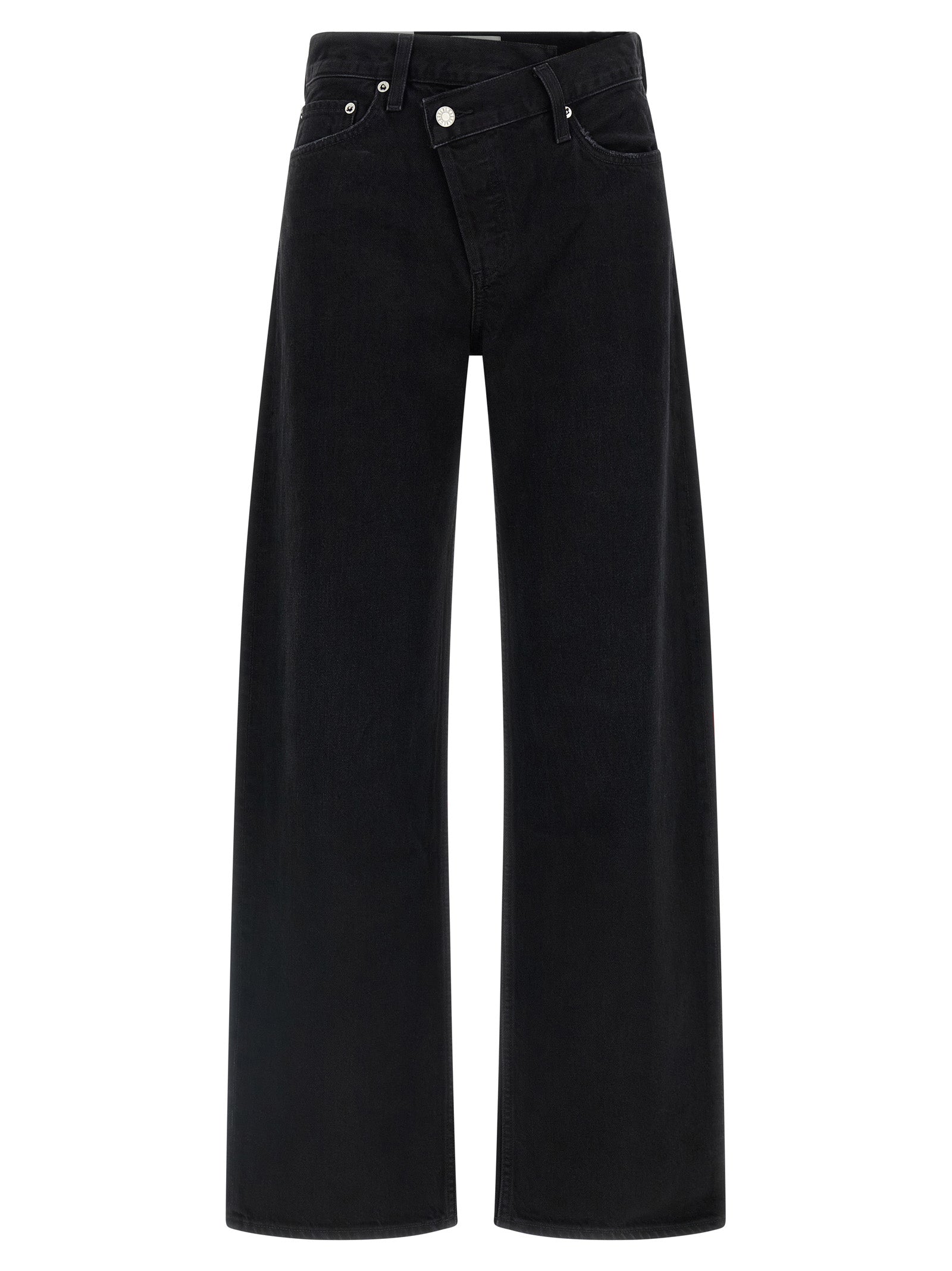 Agolde Schwarze Baumwolljeans im Relaxed Fit