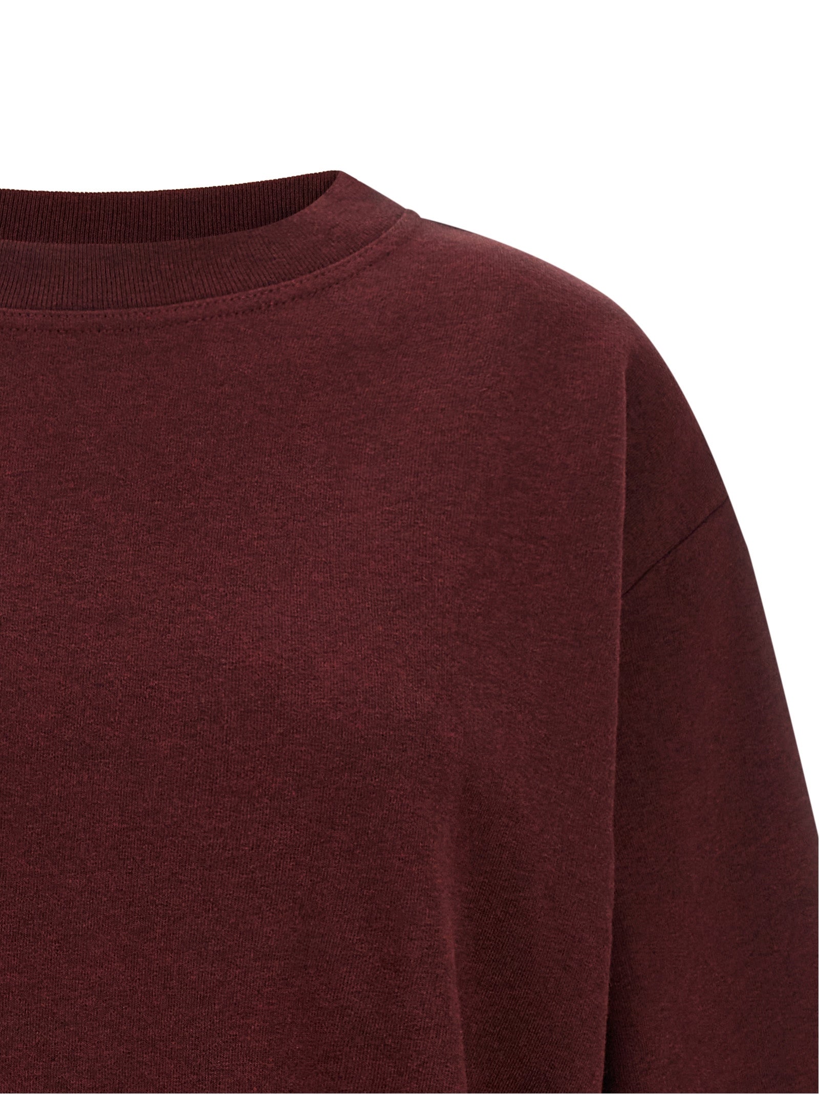 Dries Van Noten Sweatshirt aus Baumwolle in Bordeaux
