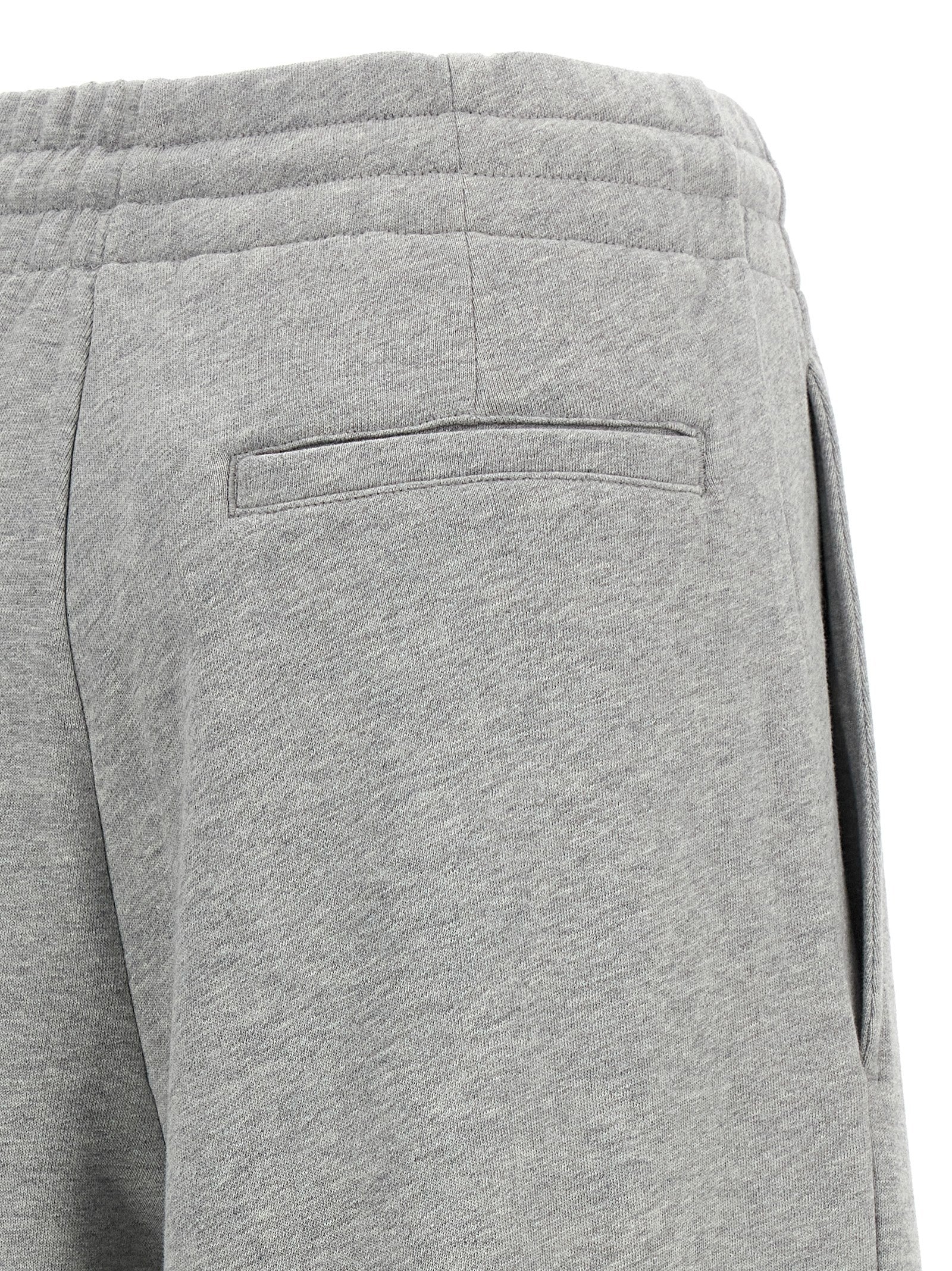 Dries Van Noten Graue Baumwoll-Freizeithose